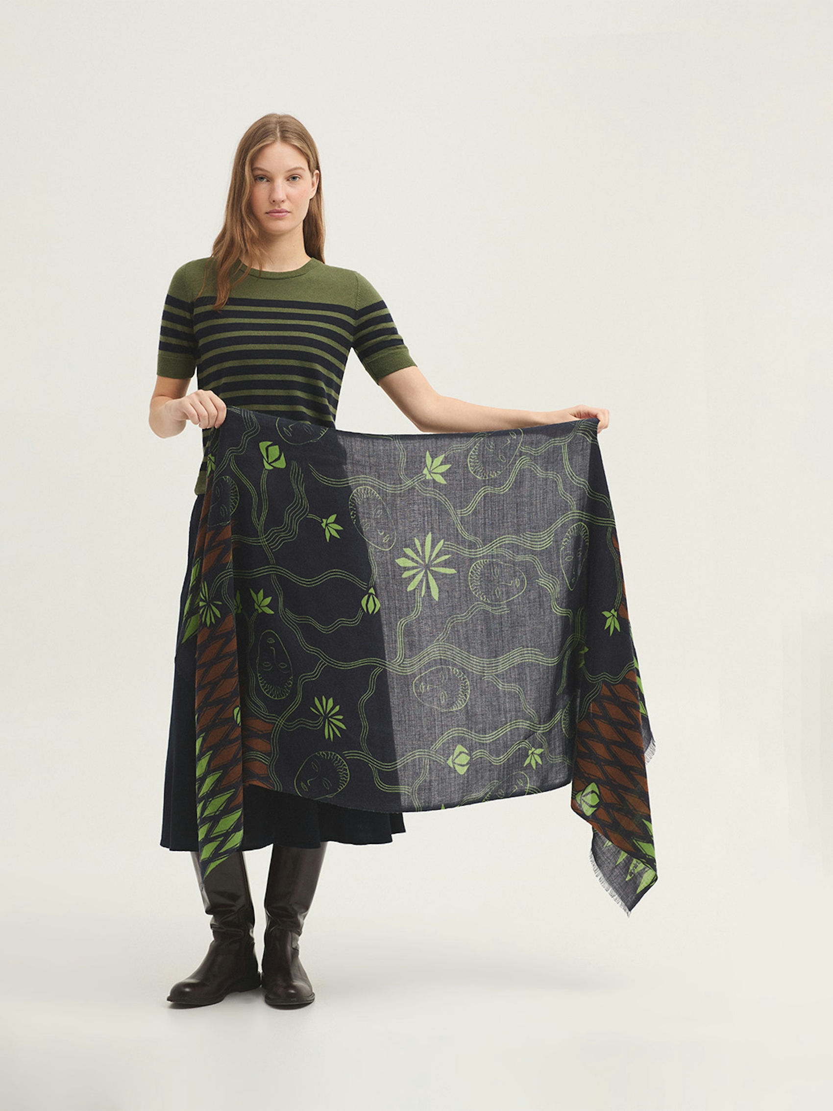 Foulard Muses Garden