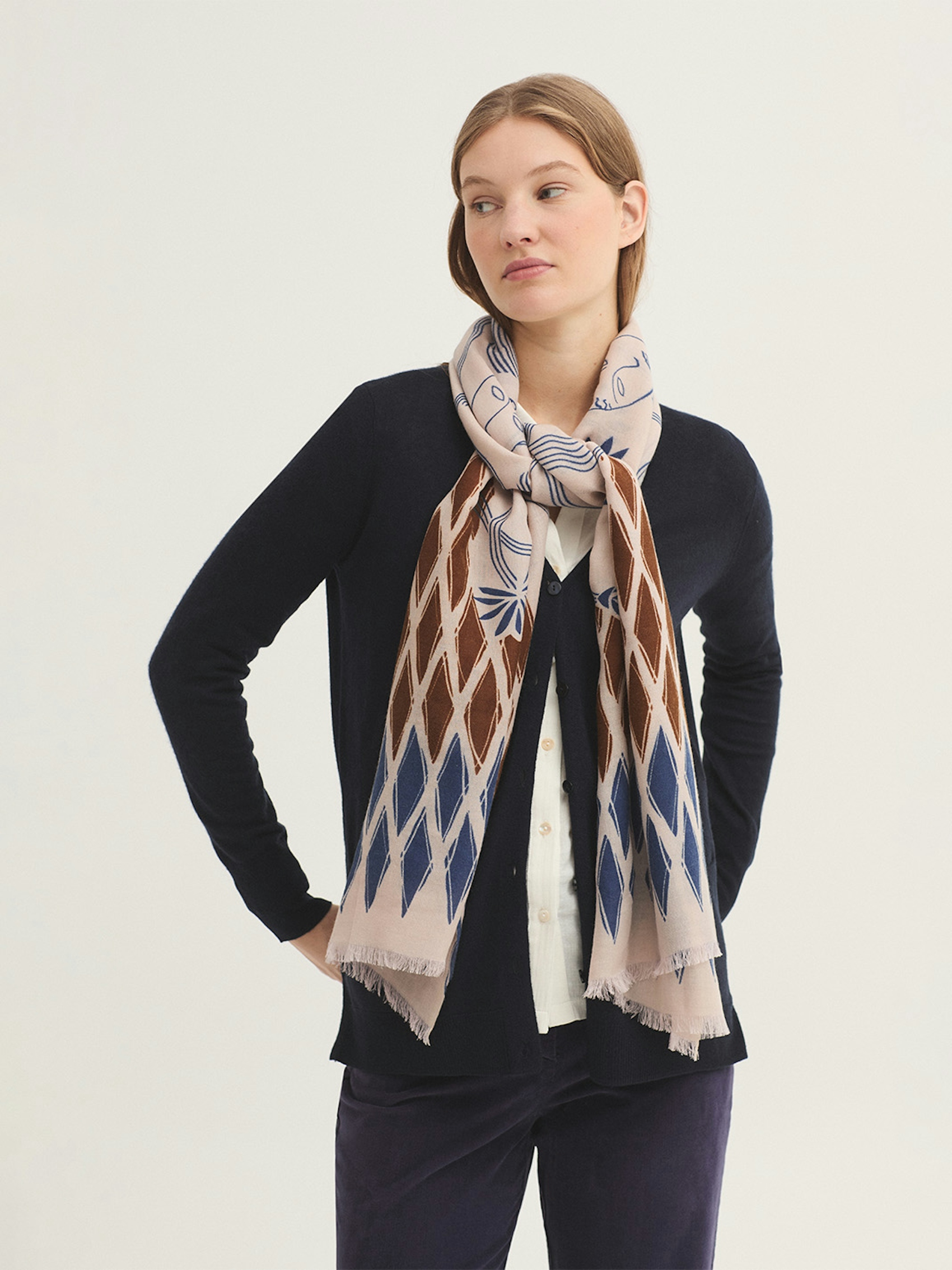 Foulard Muses Garden