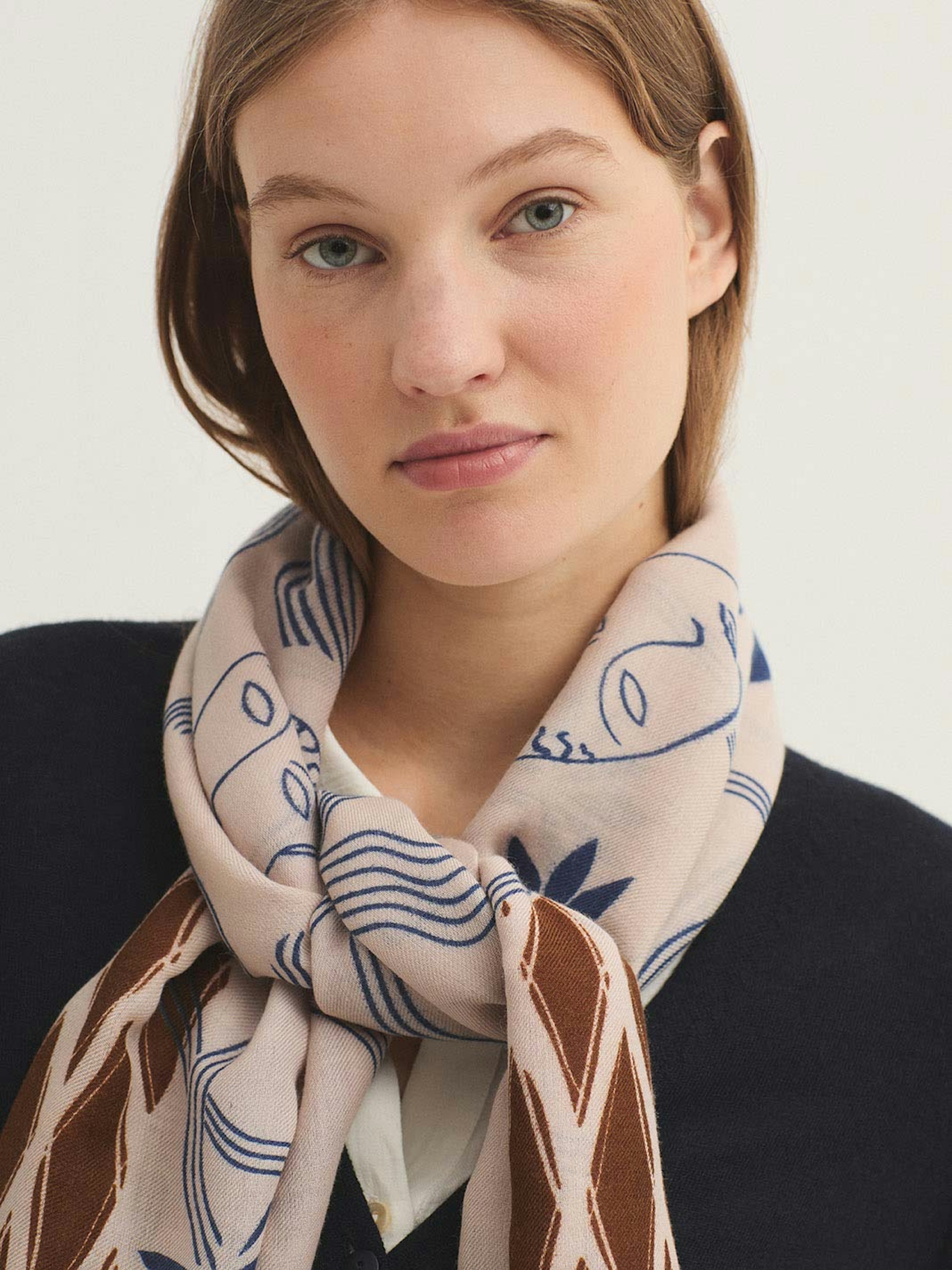 Foulard Muses Garden