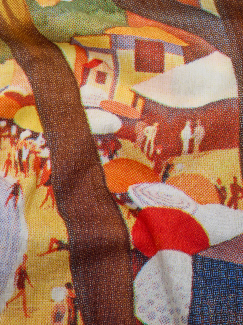 Foulard en voile de coton Nice Les Pins