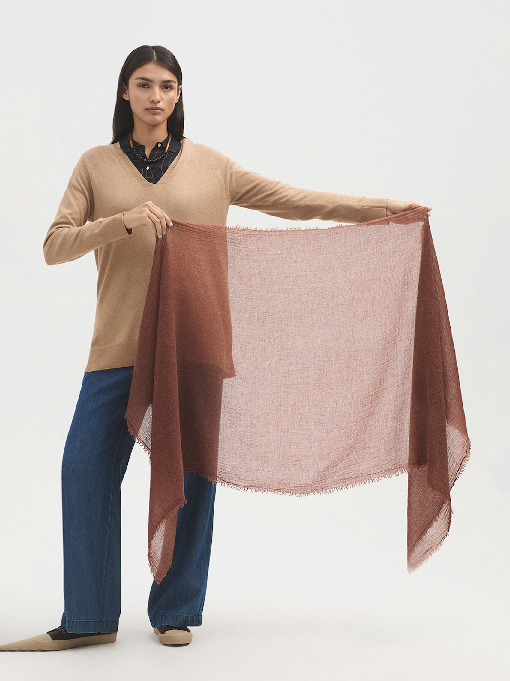 Multicoloured foulard
