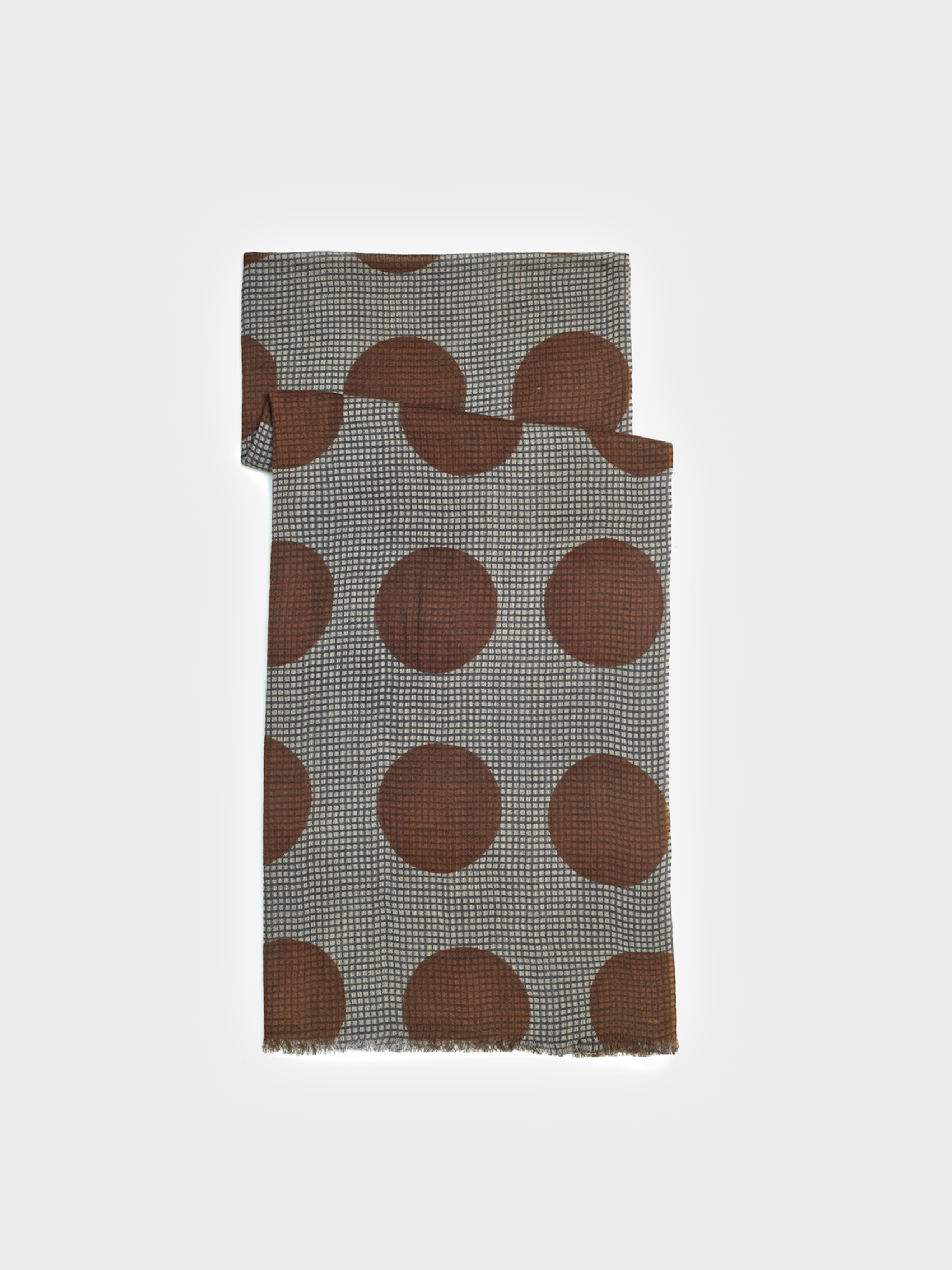 Foulard à carreaux et pois