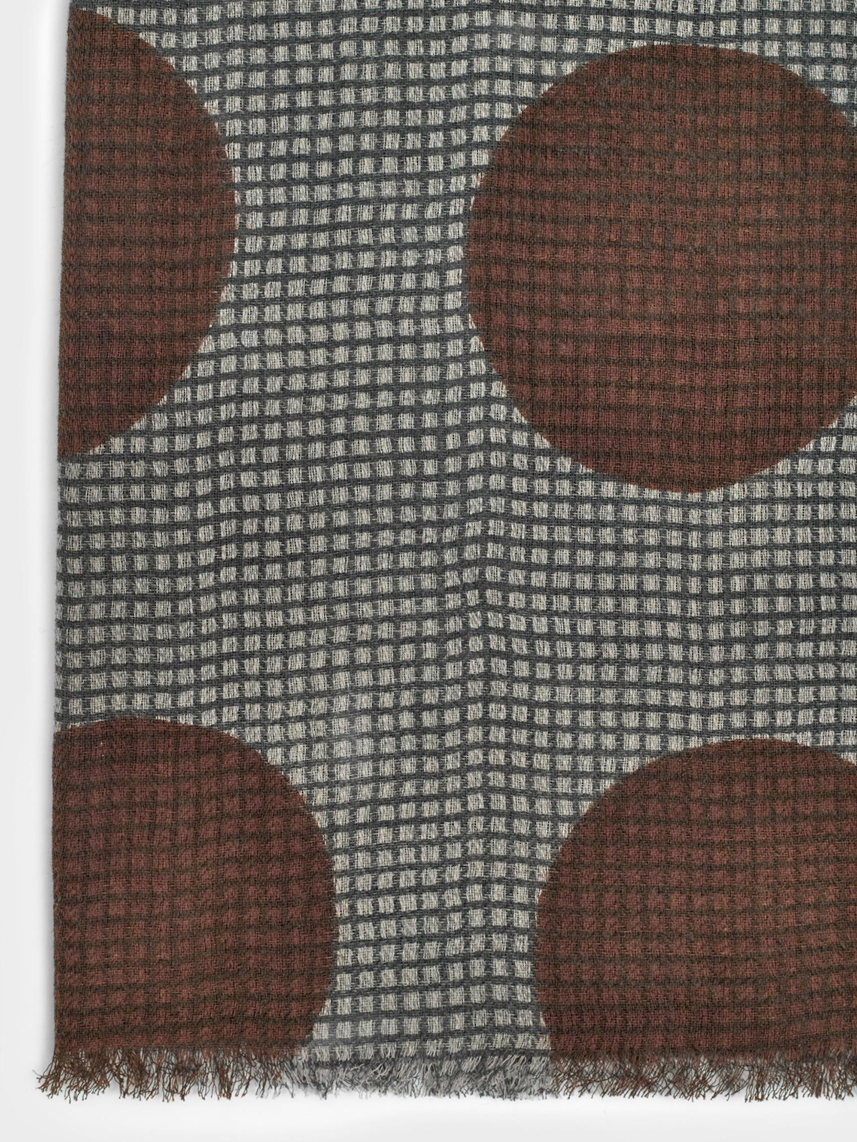 Foulard à carreaux et pois