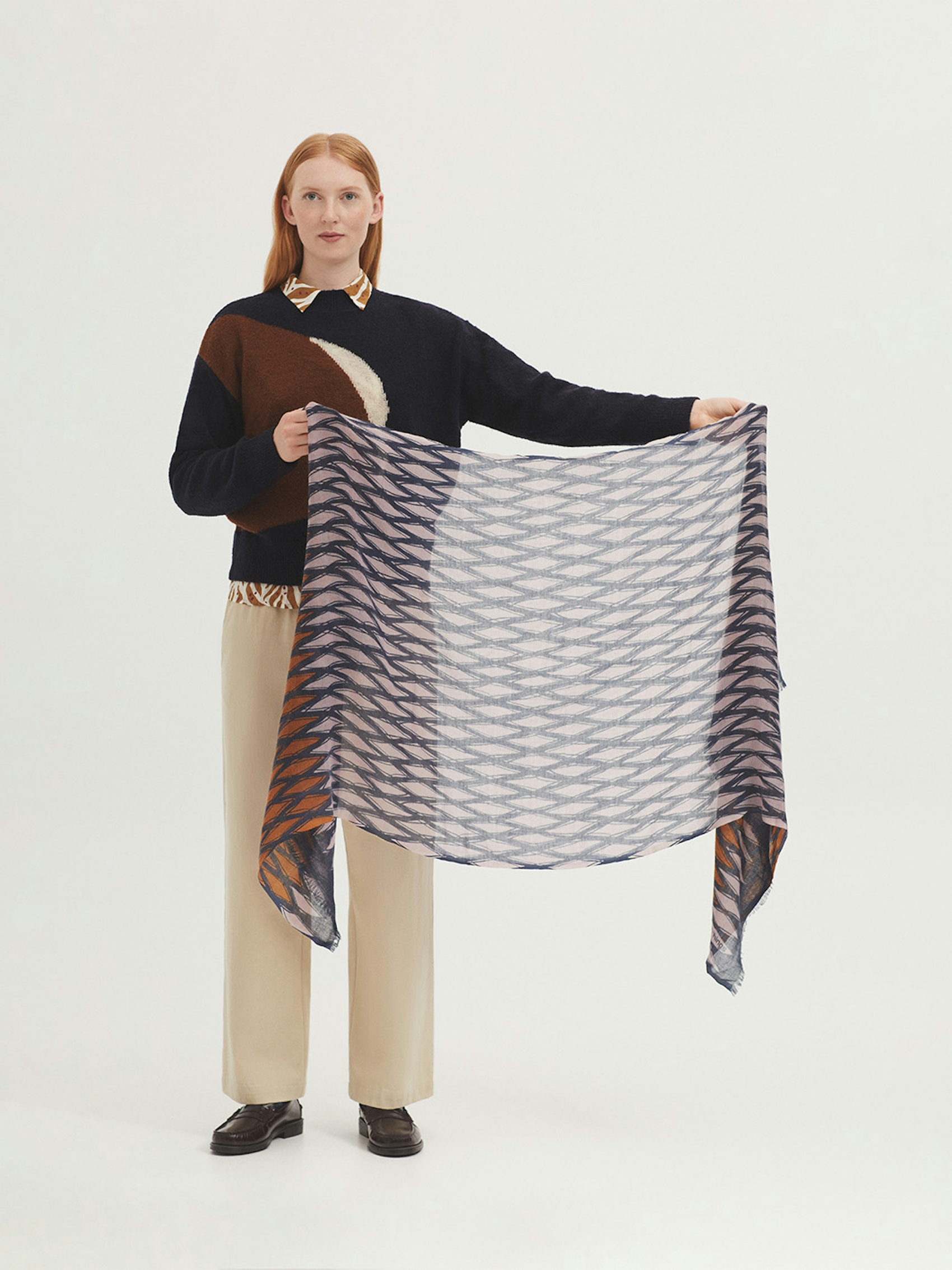 Foulard stampa Diamonds