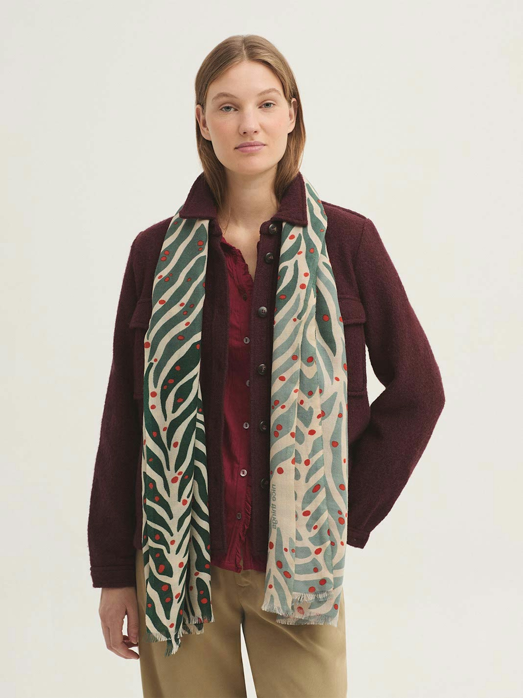 Foulard stampa Zebra