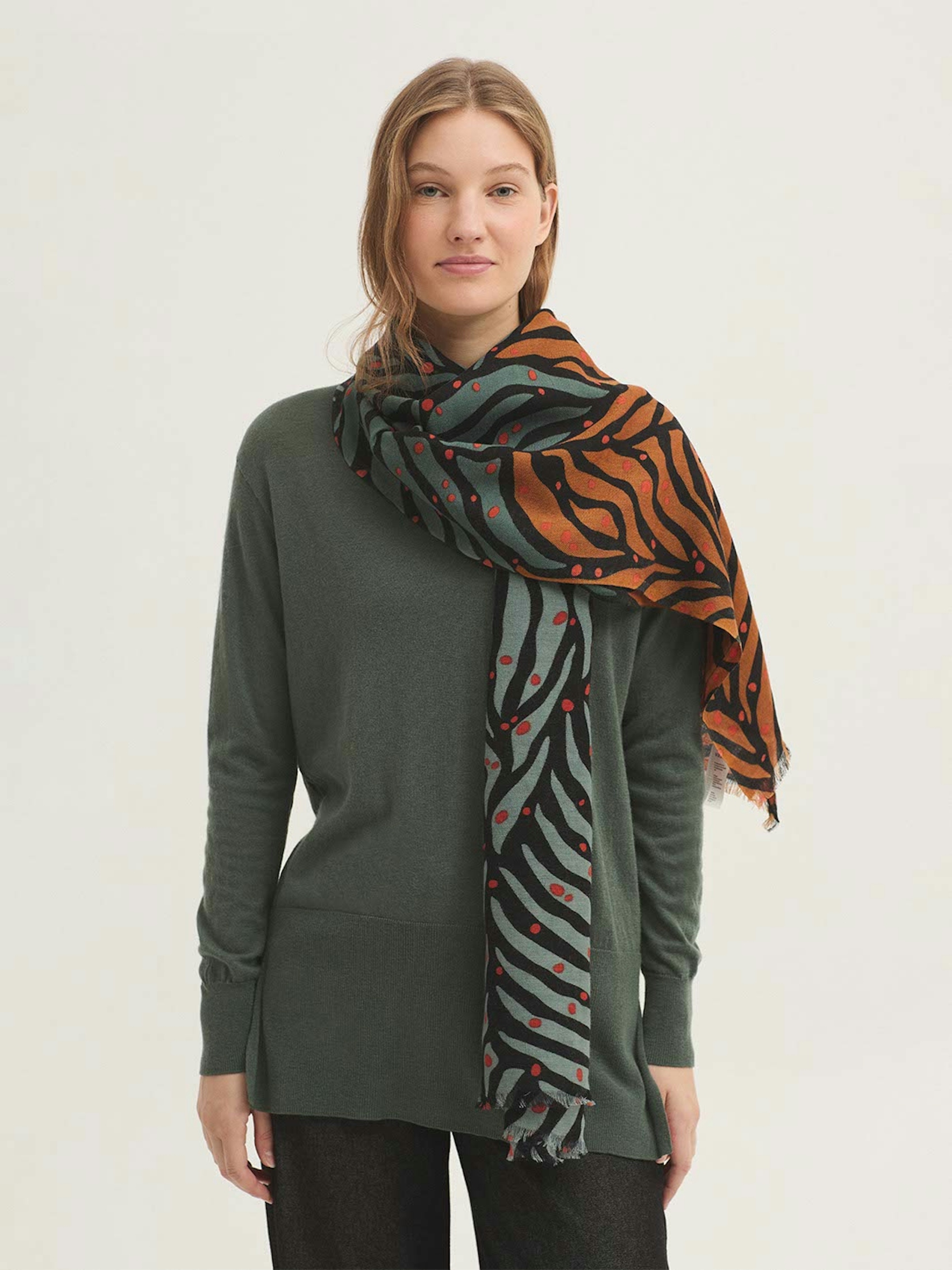 Foulard stampa Zebra