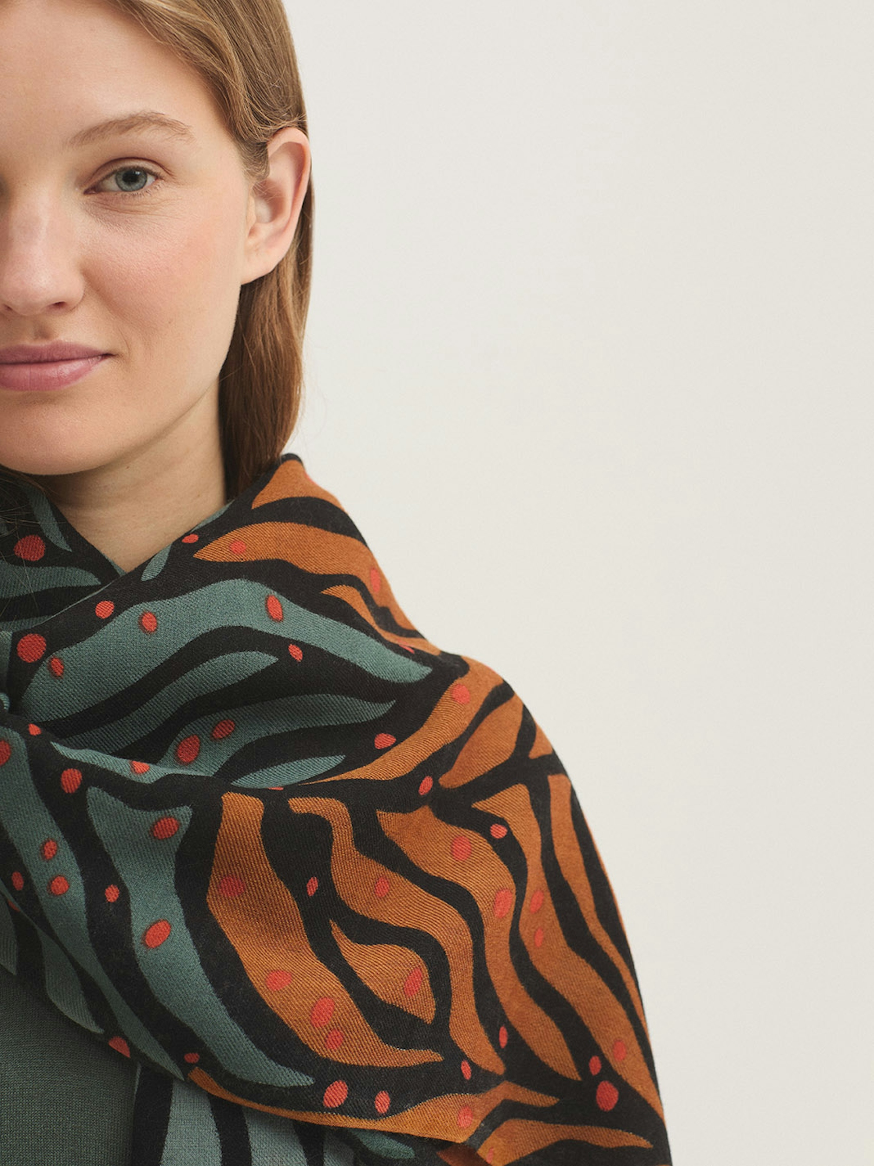 Foulard stampa Zebra