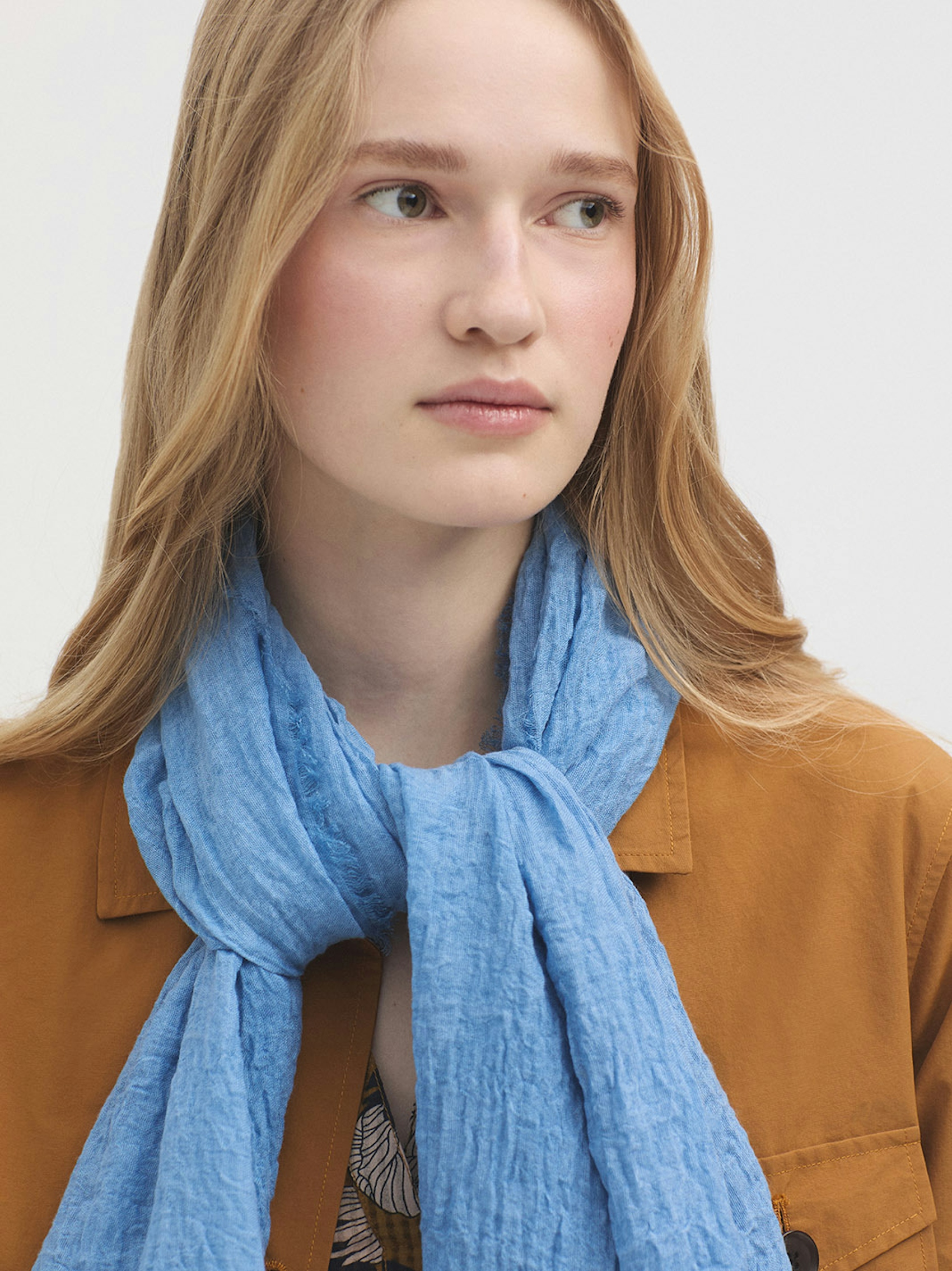 Foulard tinta unita lavato 3