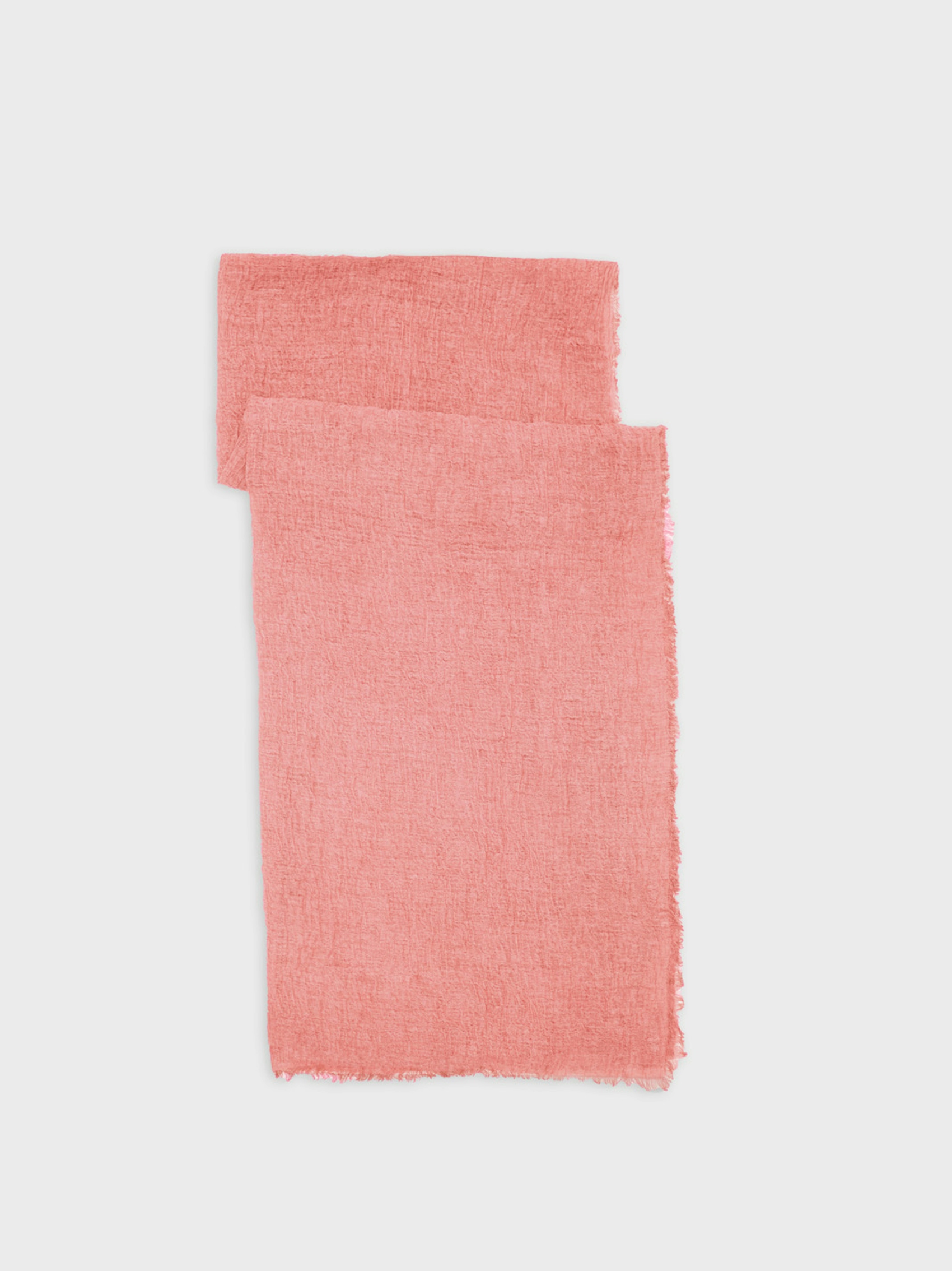 Foulard tinta unita lavato