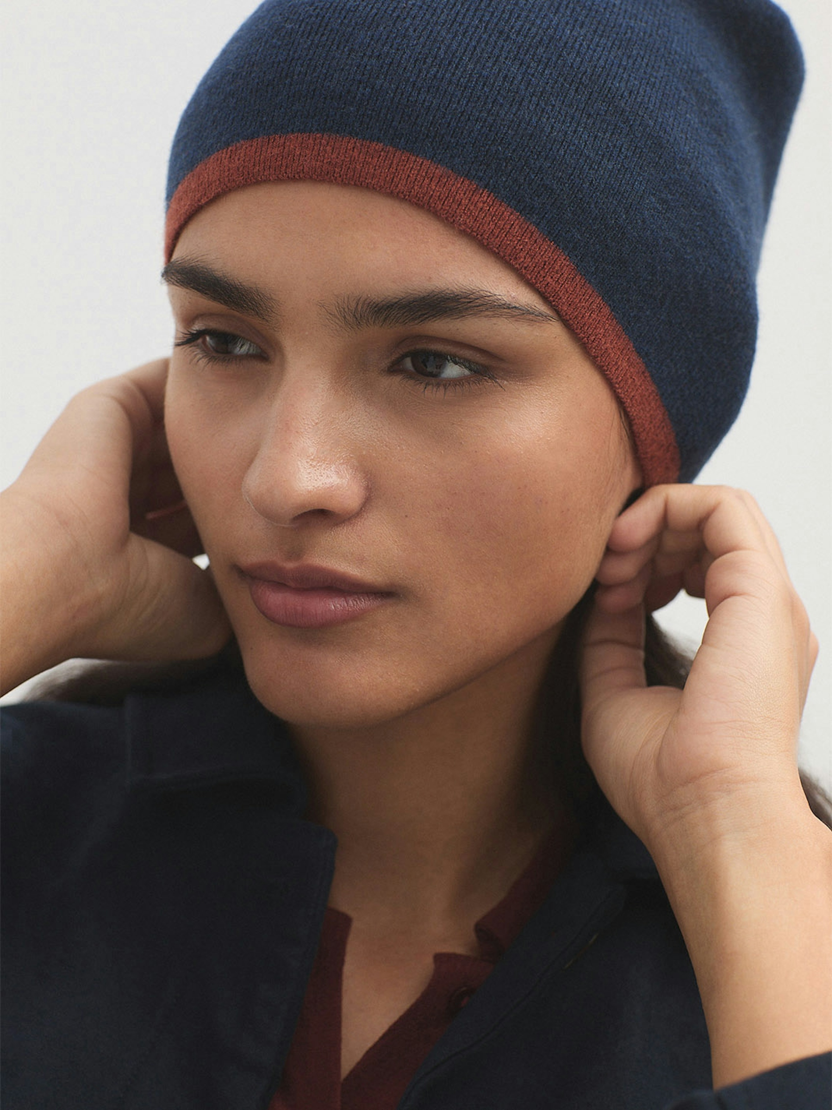 Bonnet laine contraste 2