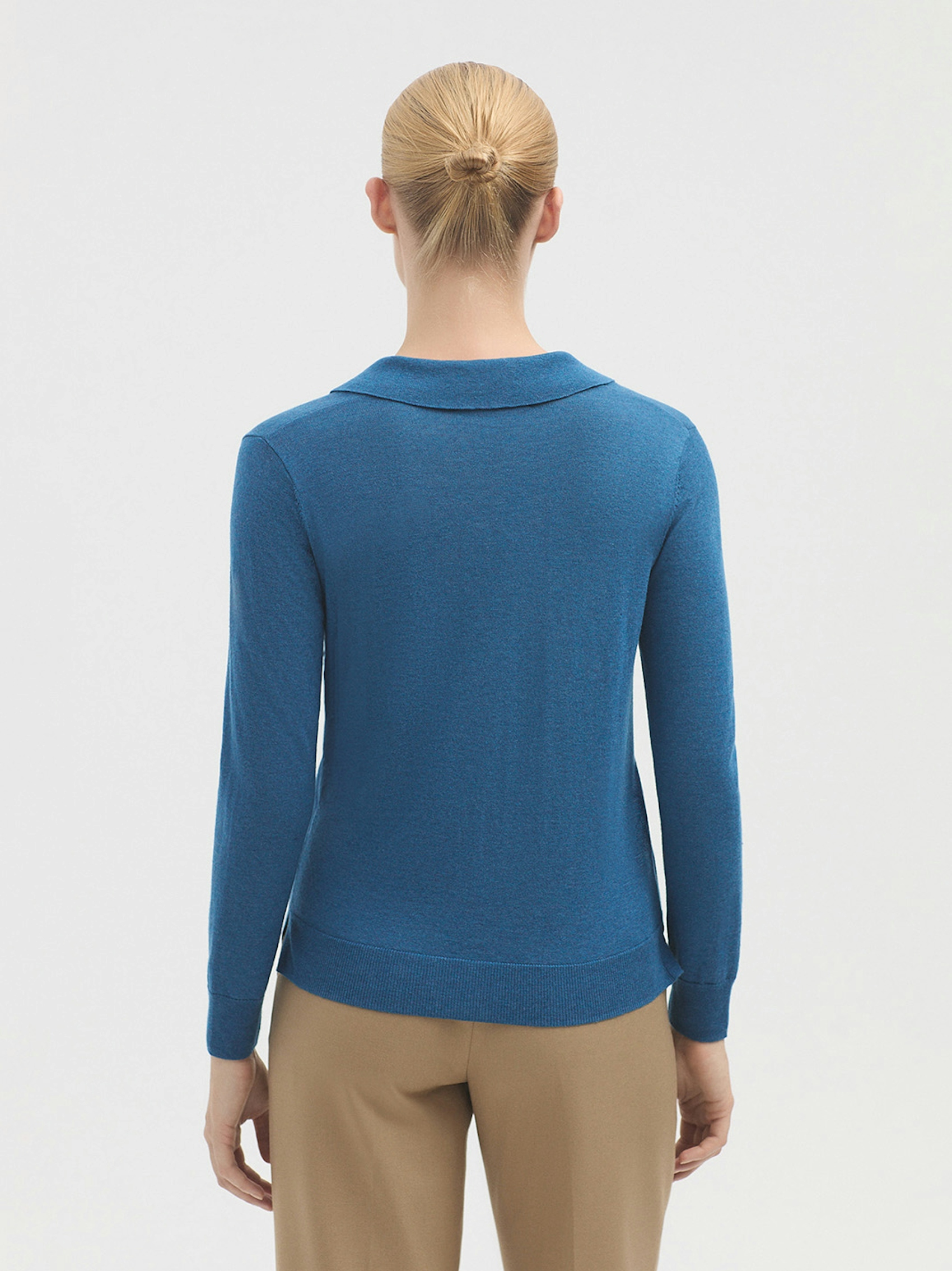 Wool jumper with splits 4