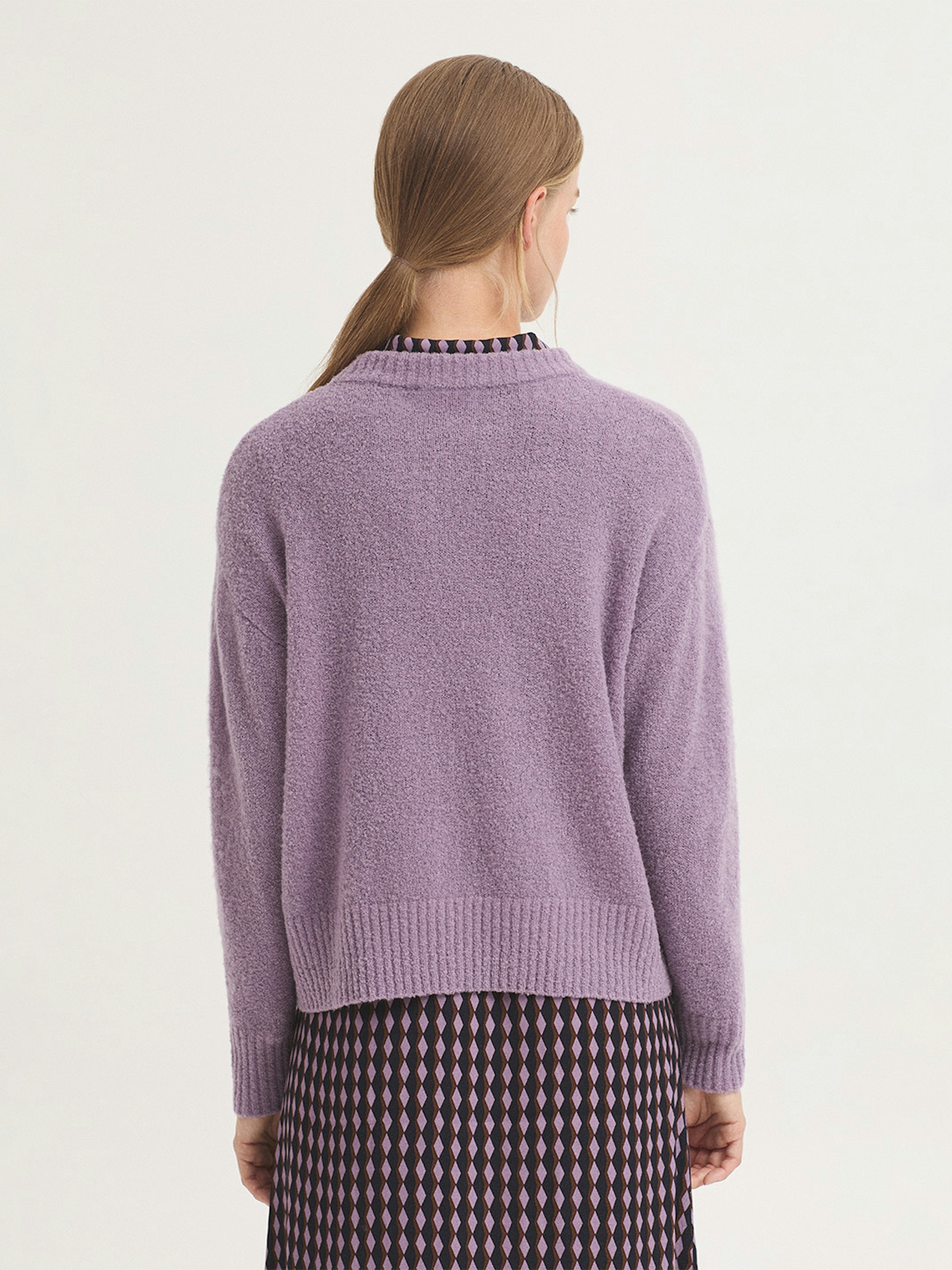 Basic bouclé wool jumper