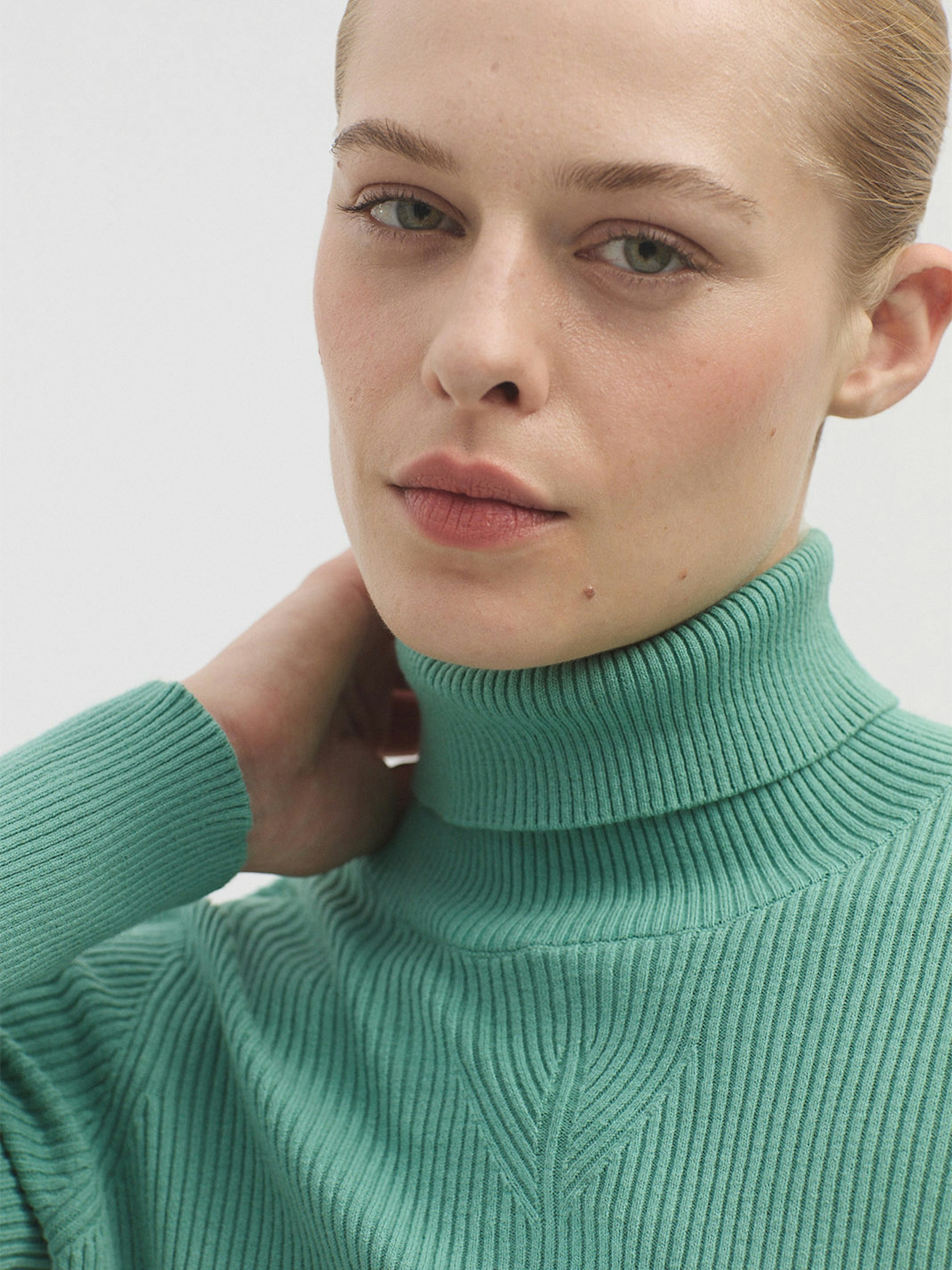 Basic roll neck jumper