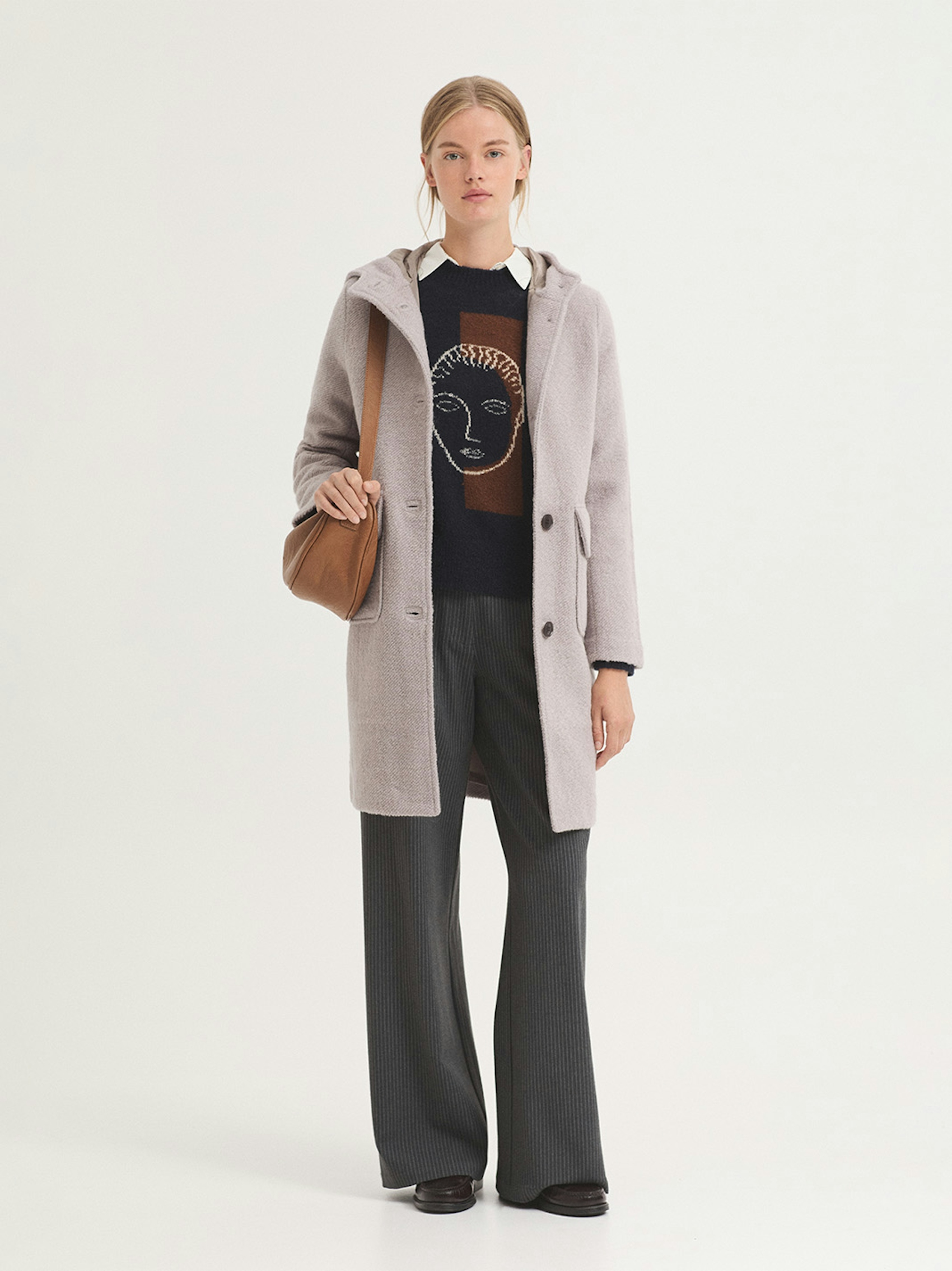 Bouclé wool jumper