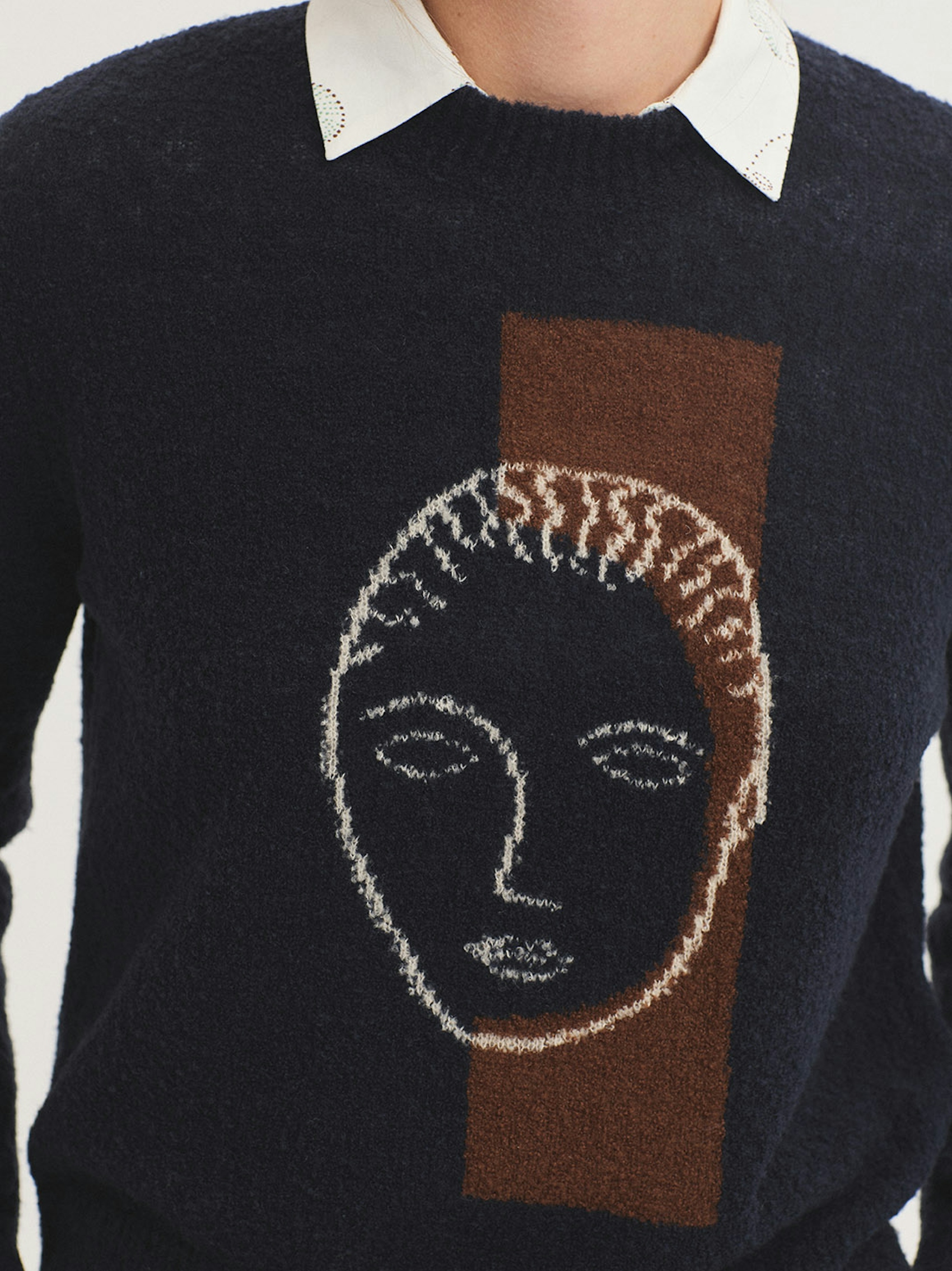 Bouclé wool jumper