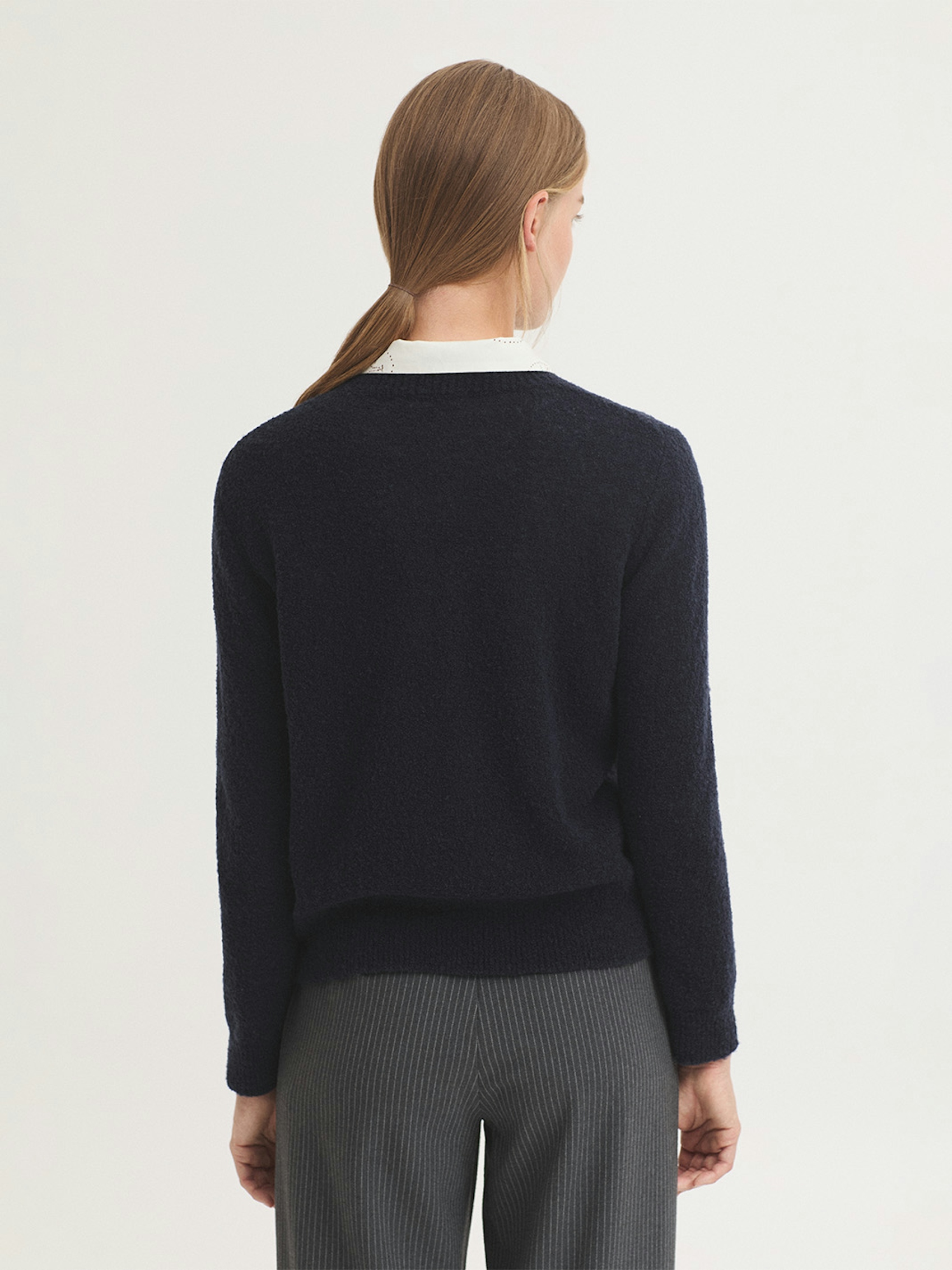 Bouclé wool jumper