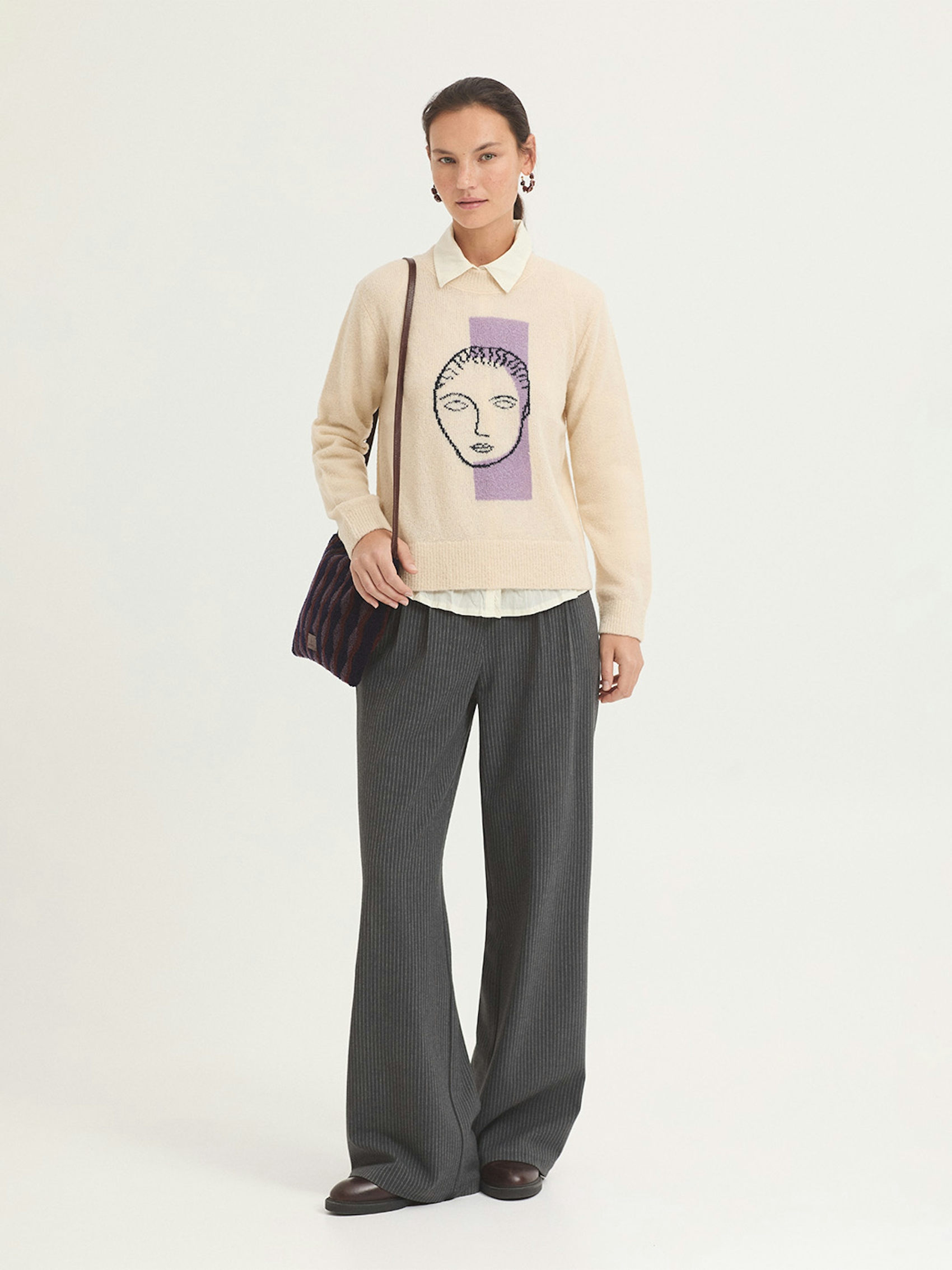 Bouclé wool jumper 4
