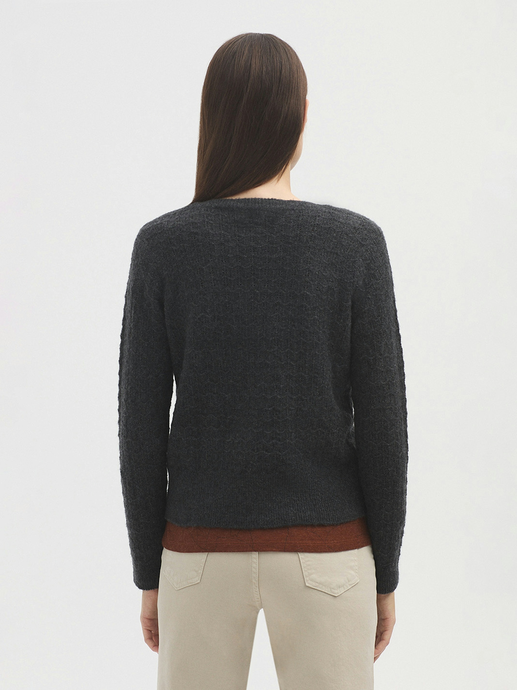 Jersey calado con cashmere 3