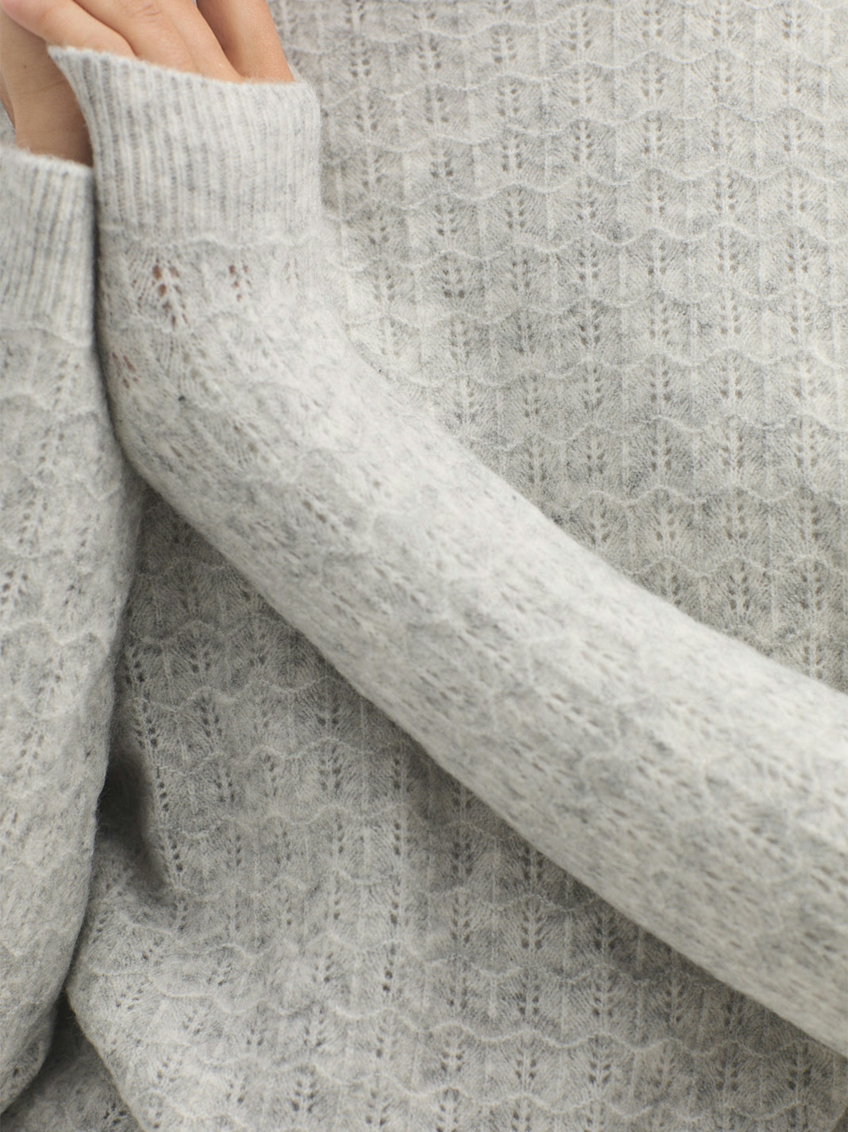 Openwork cashmere jumper 2