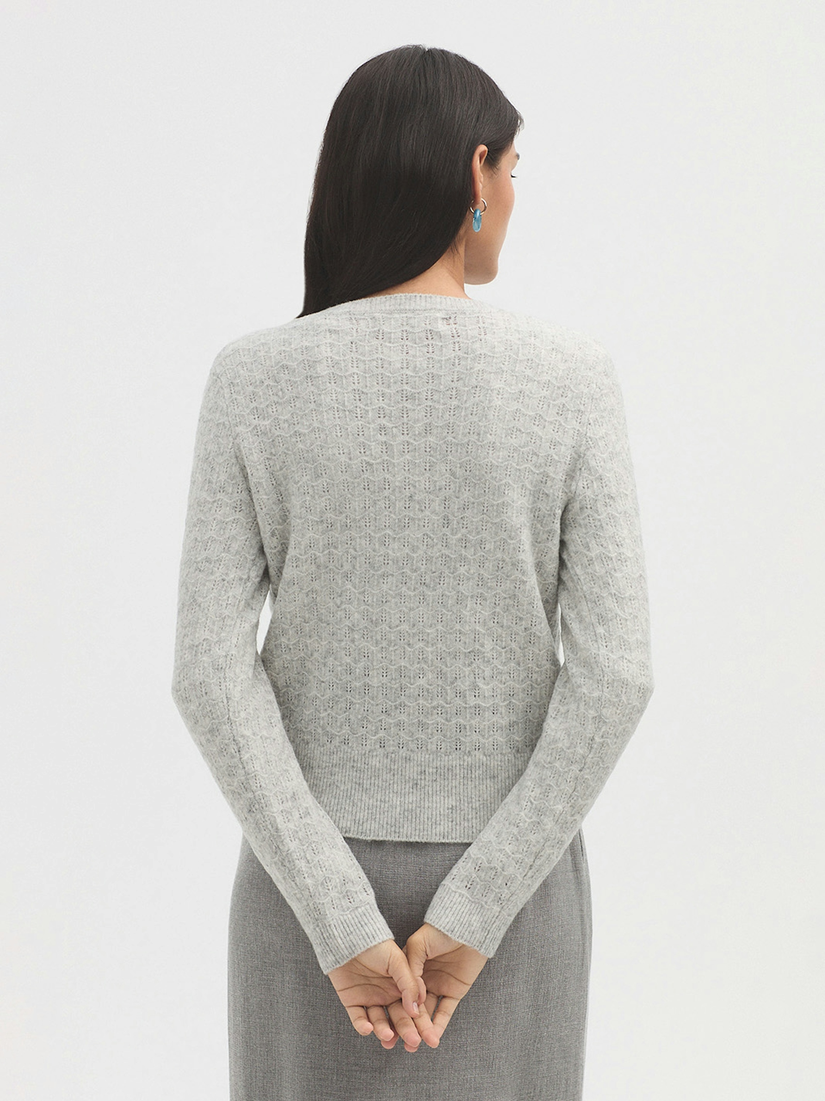 Openwork cashmere jumper 4