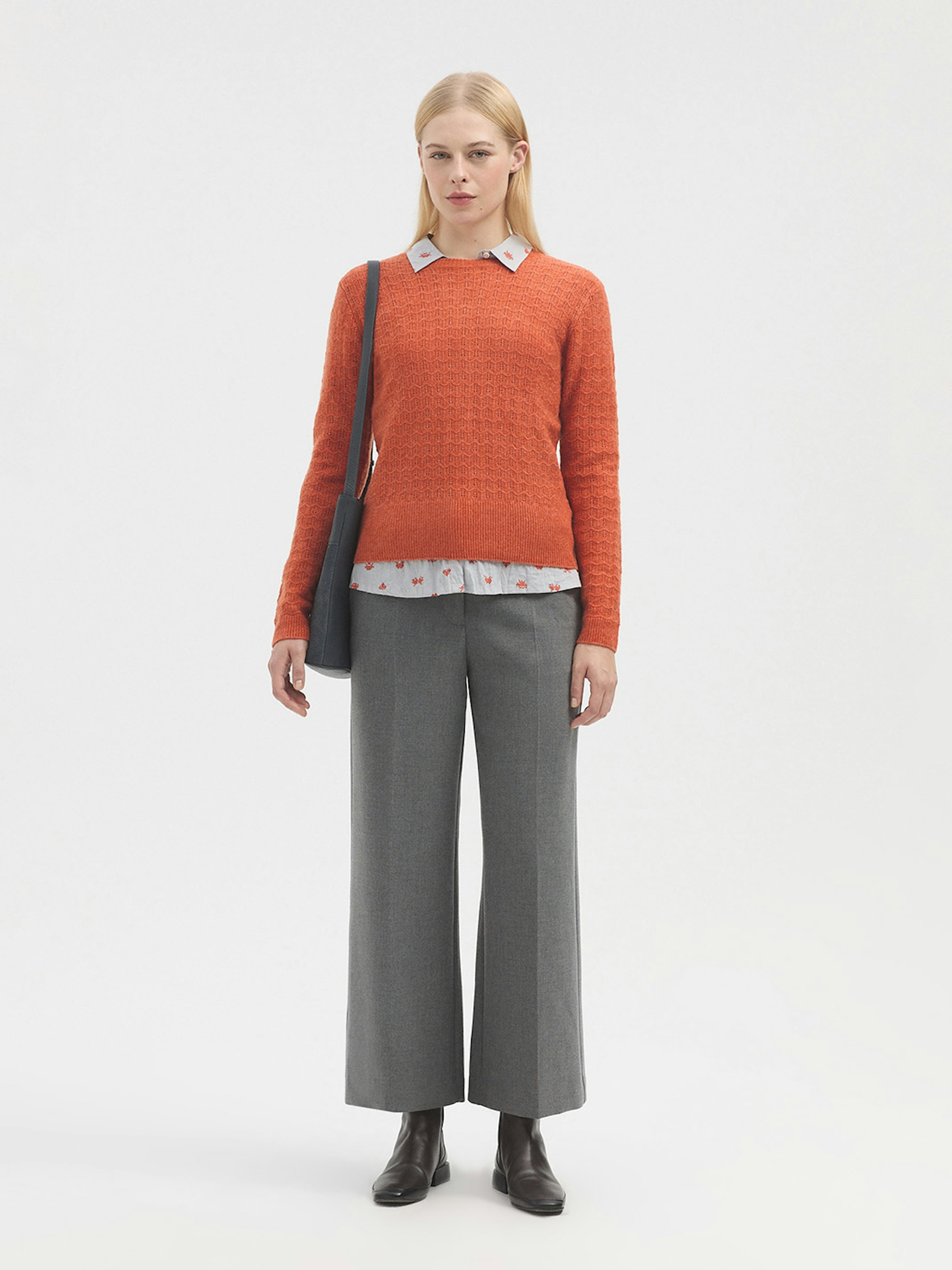 Jersey calado con cashmere 0