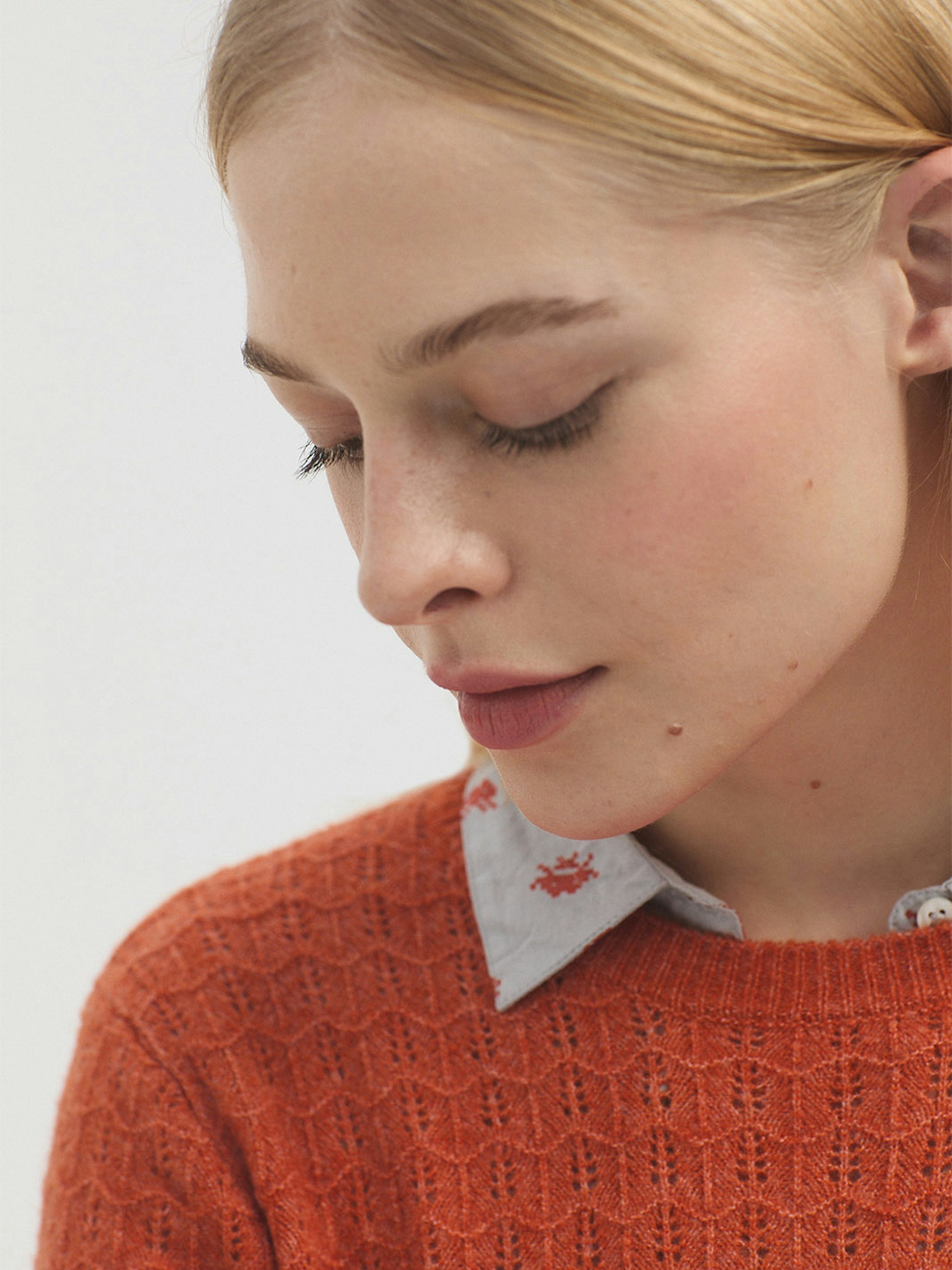 Jersey calado con cashmere 2