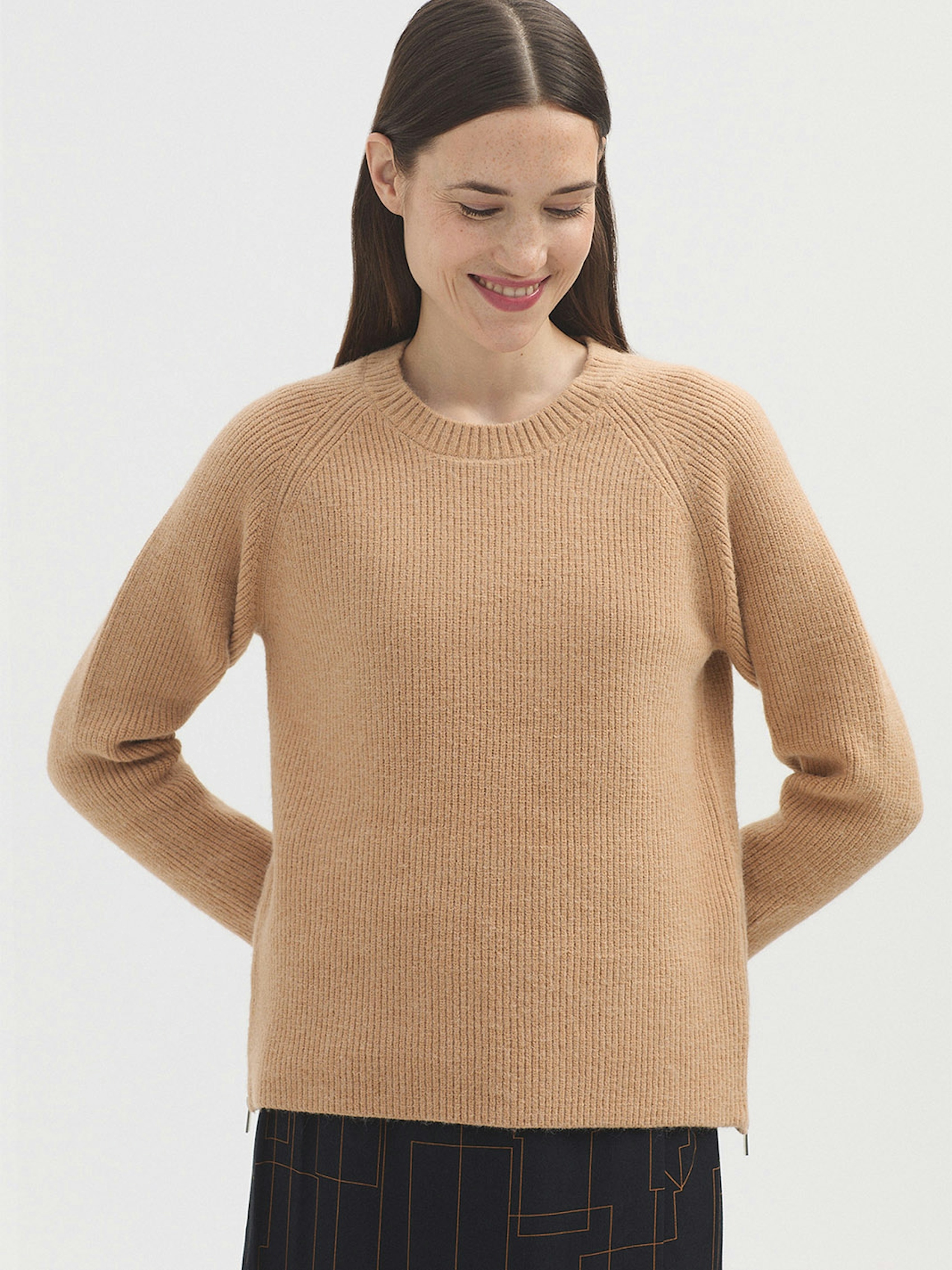 Side zip jumper