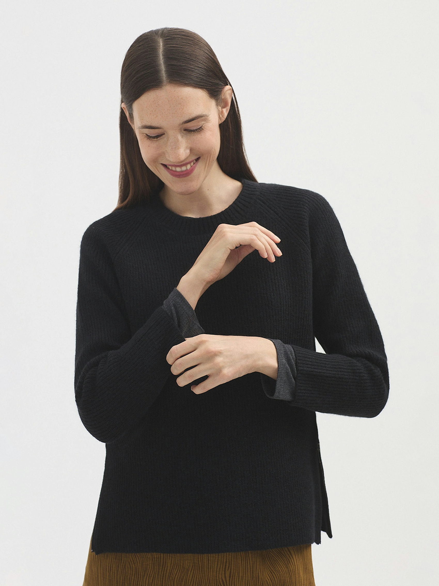 Side zip jumper