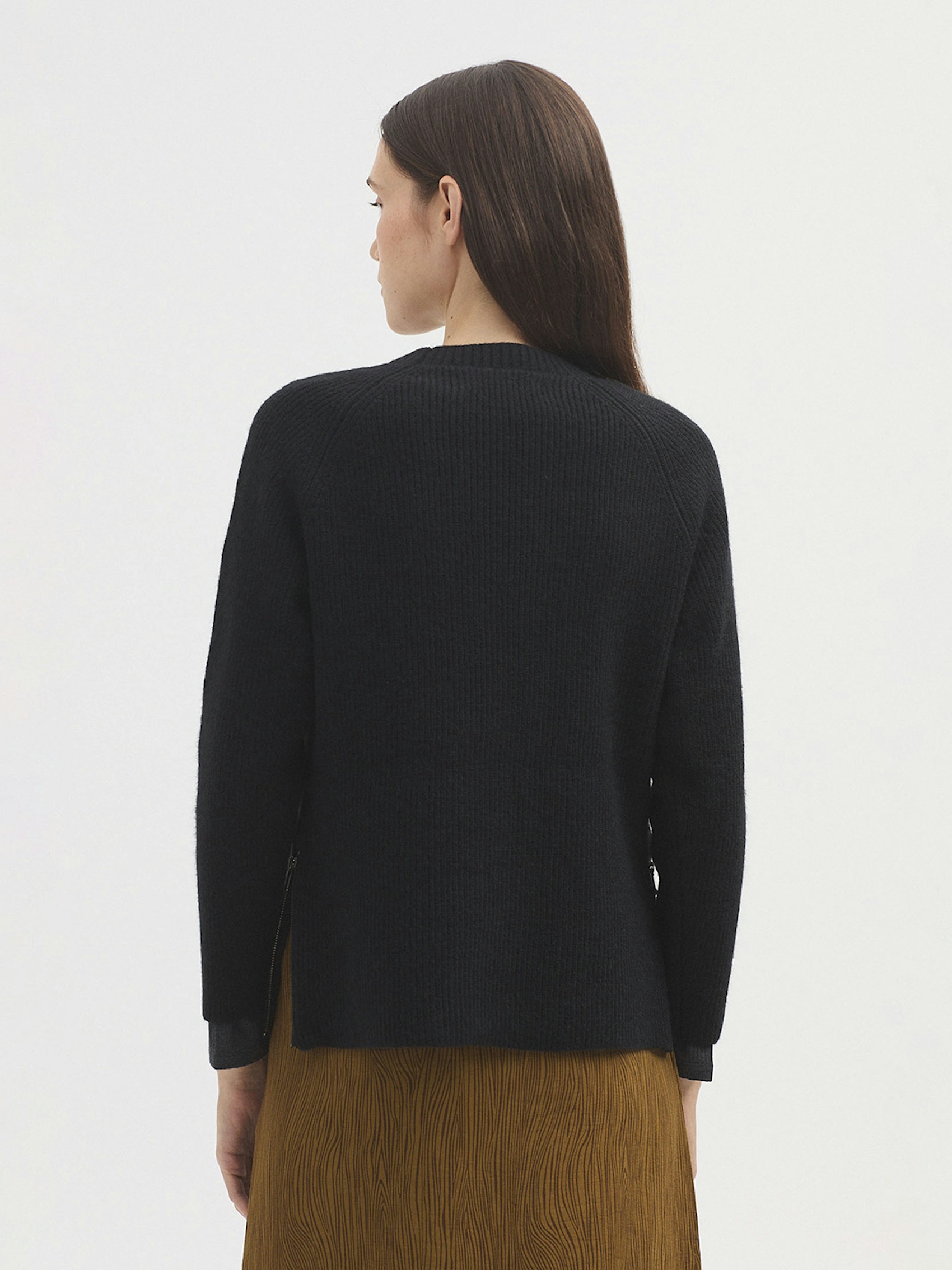 Side zip jumper