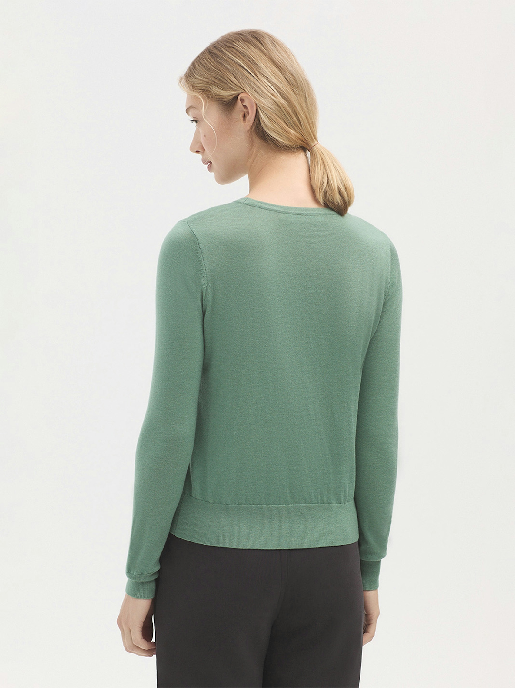 Openwork detailing jumper