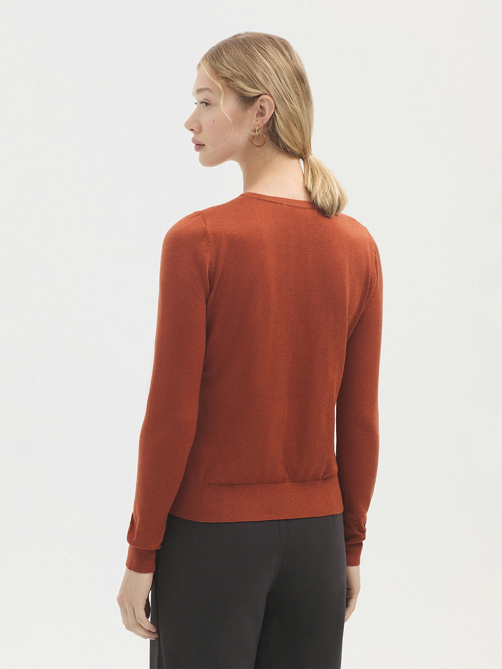 Openwork detailing jumper
