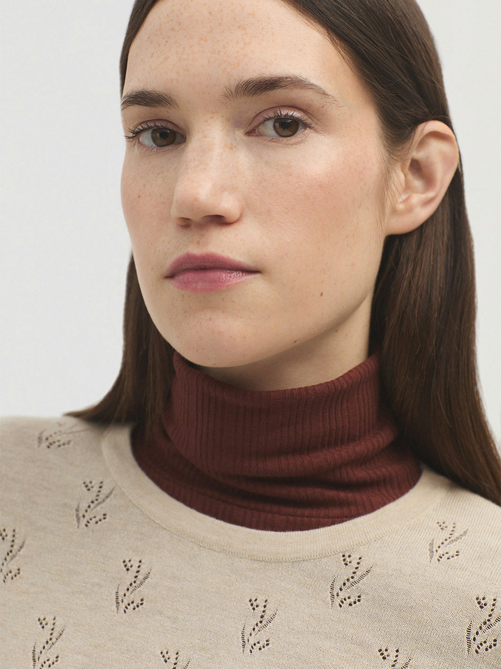 Openwork detailing jumper