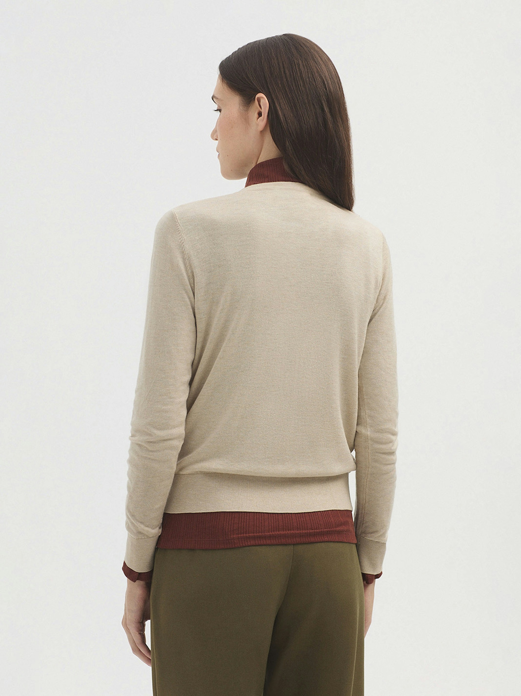 Openwork detailing jumper