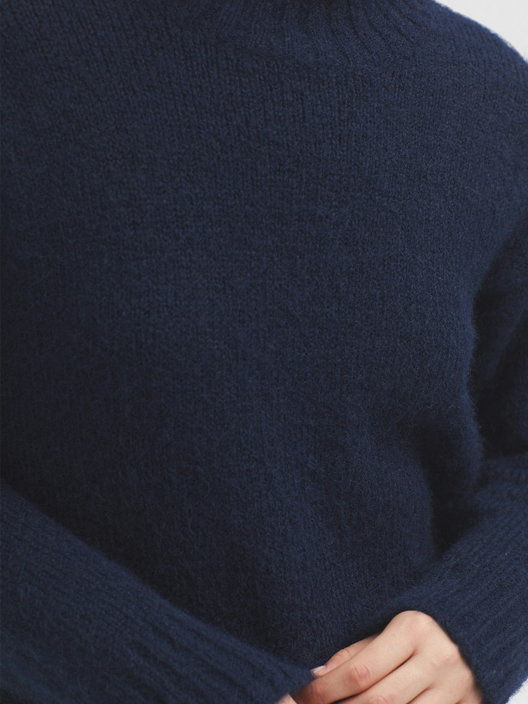 Chunky roll neck jumper