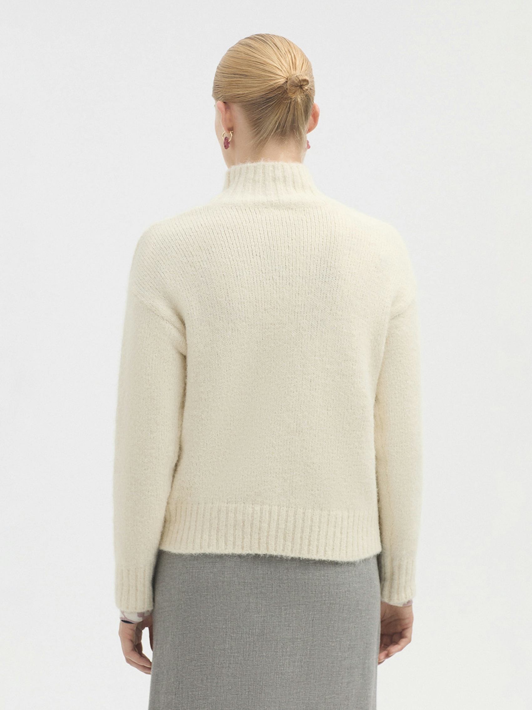 Chunky roll neck jumper
