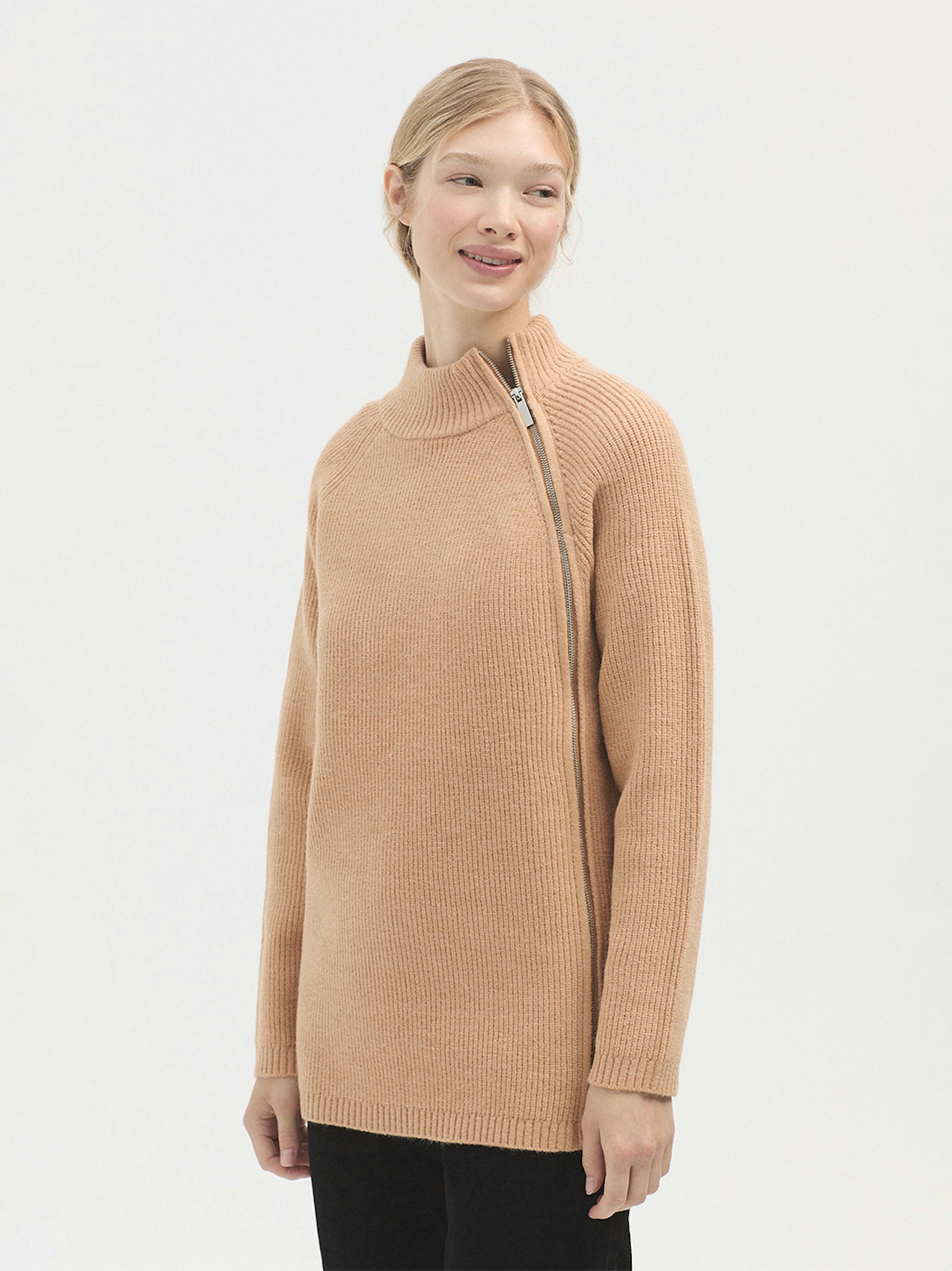 Long zip jumper