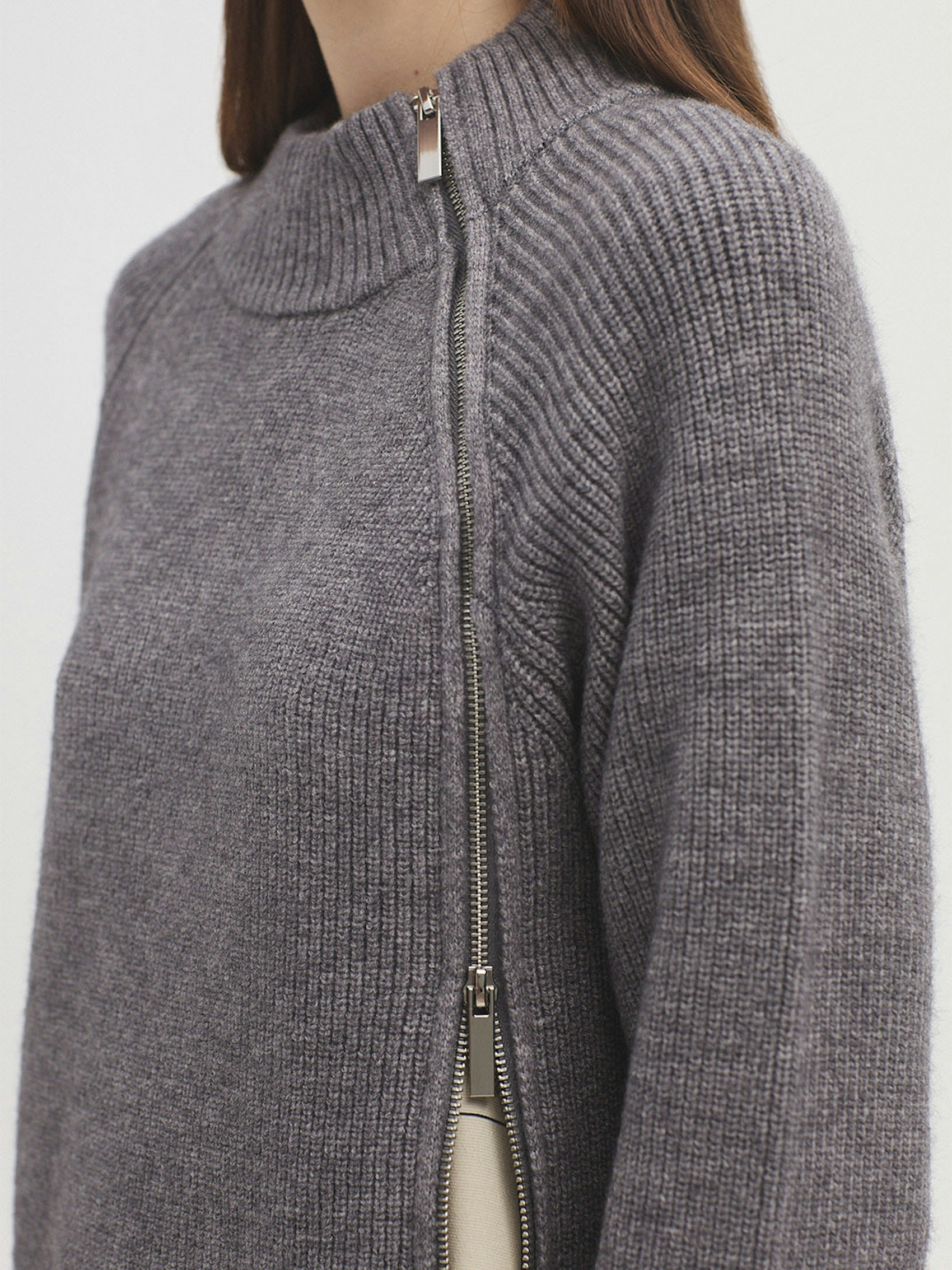 Long zip jumper