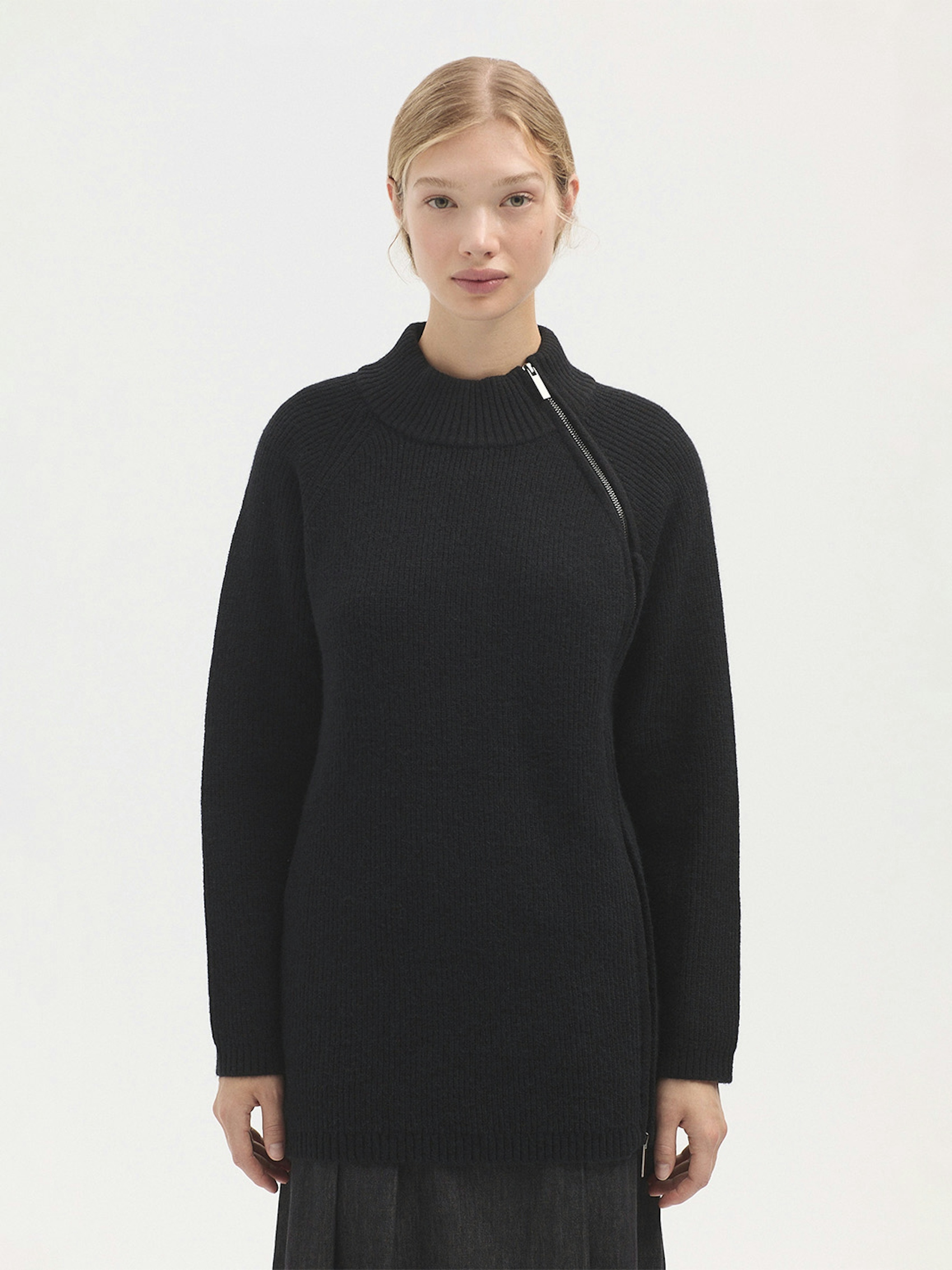 Long zip jumper