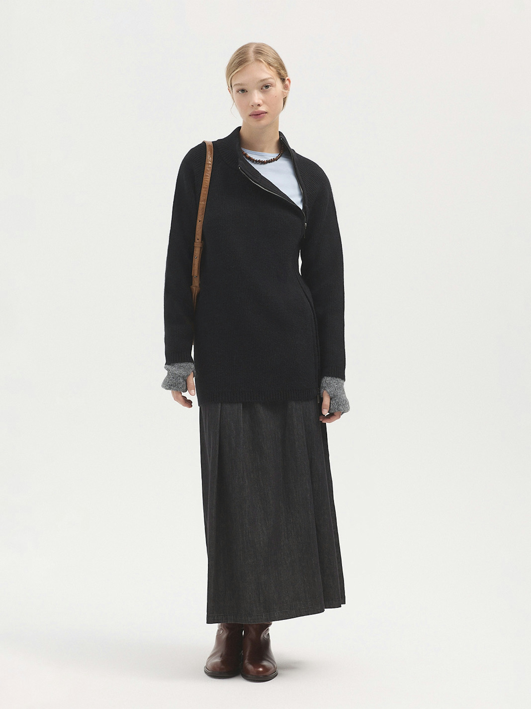 Long zip jumper