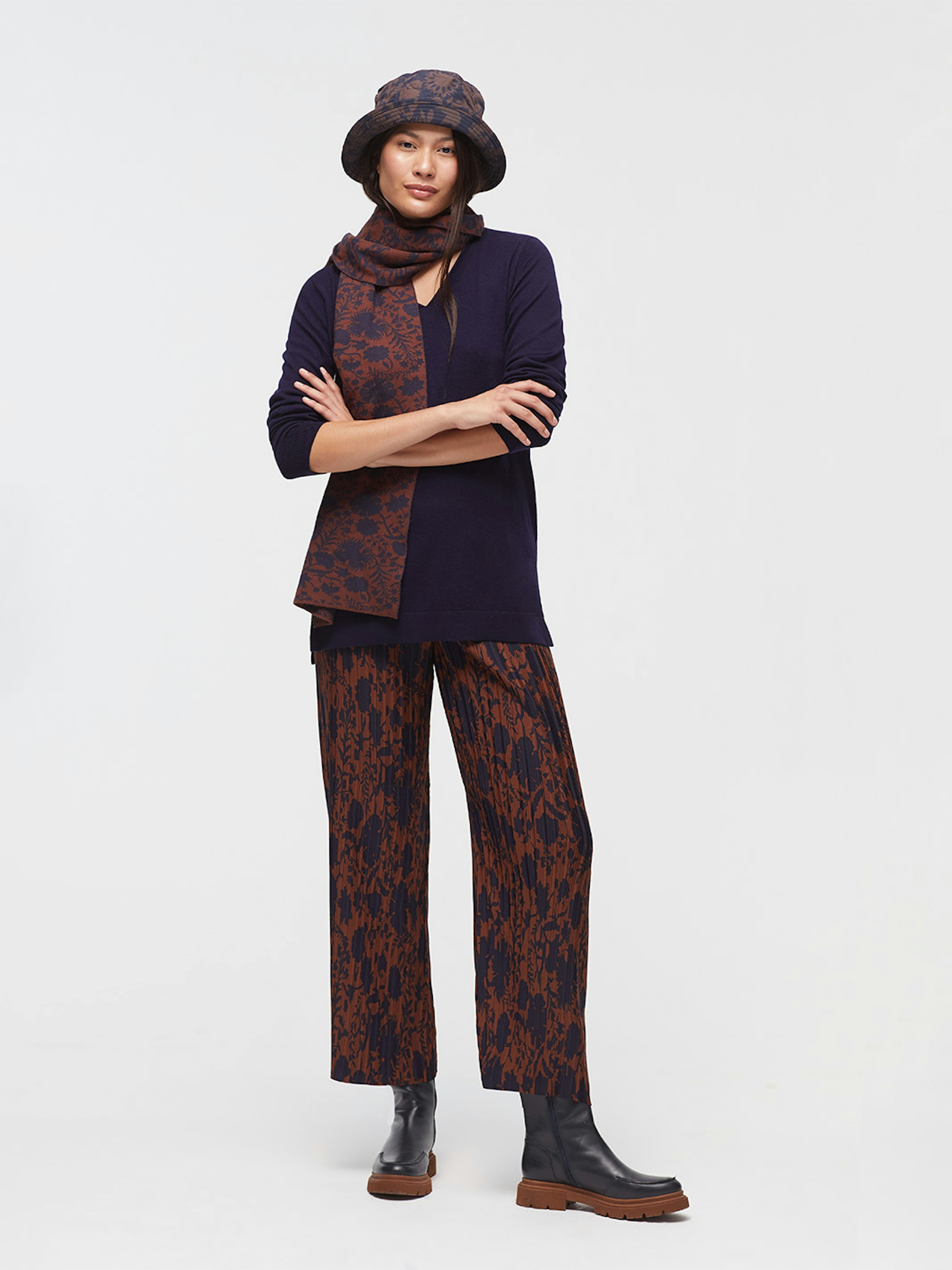 Pull long col en V