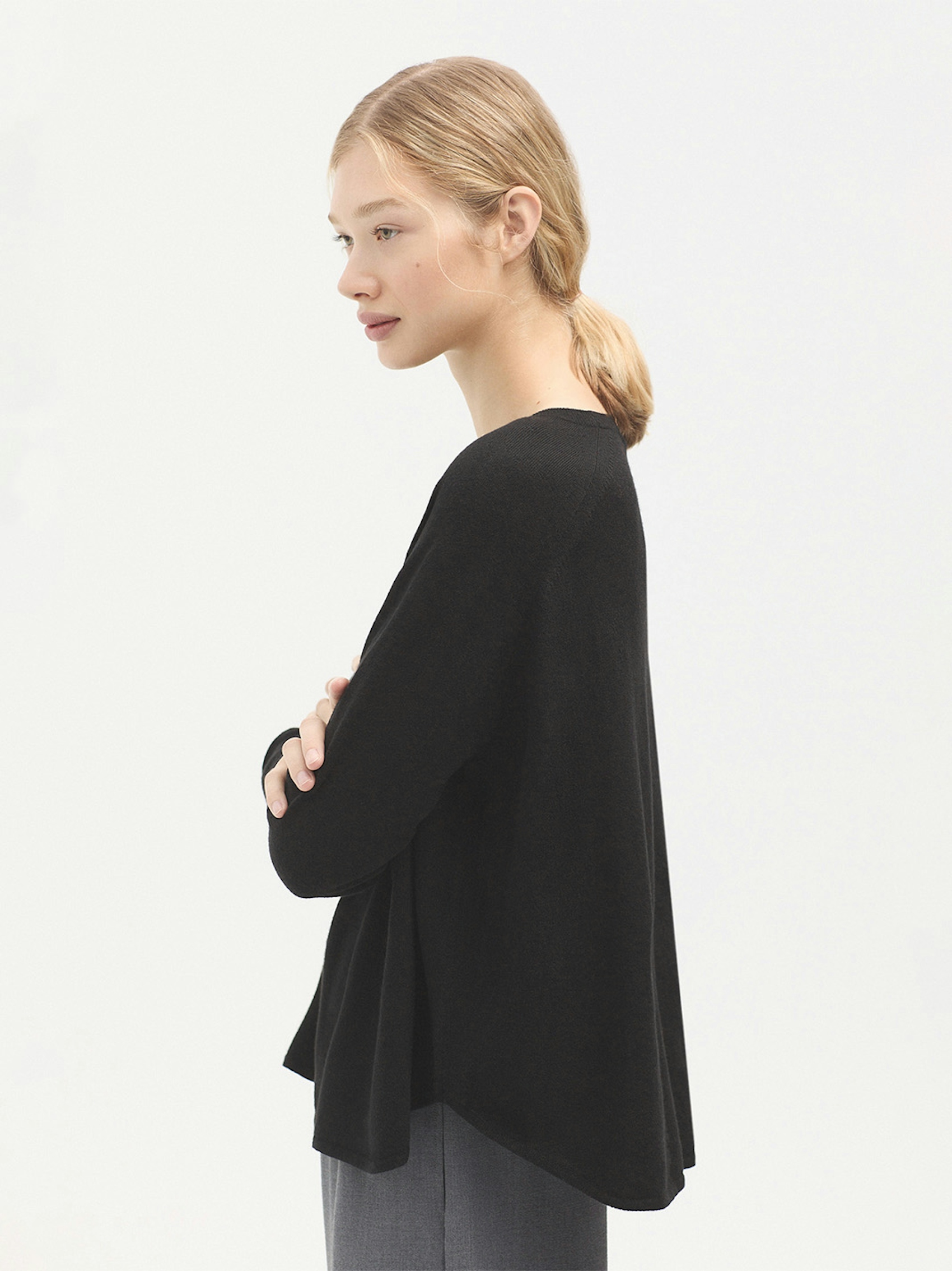 Raglan sleeve jumper