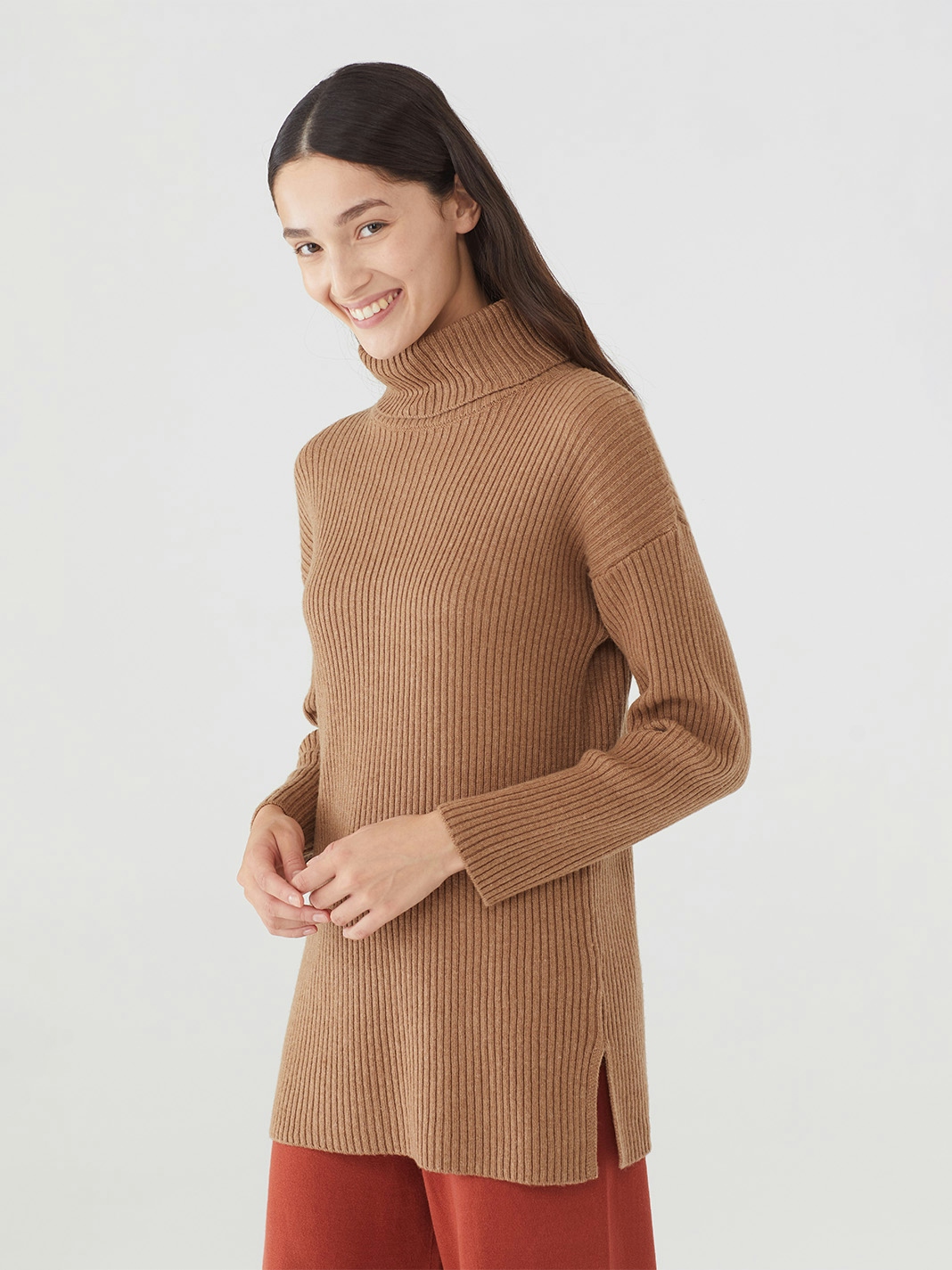Pullover oversize ribbed