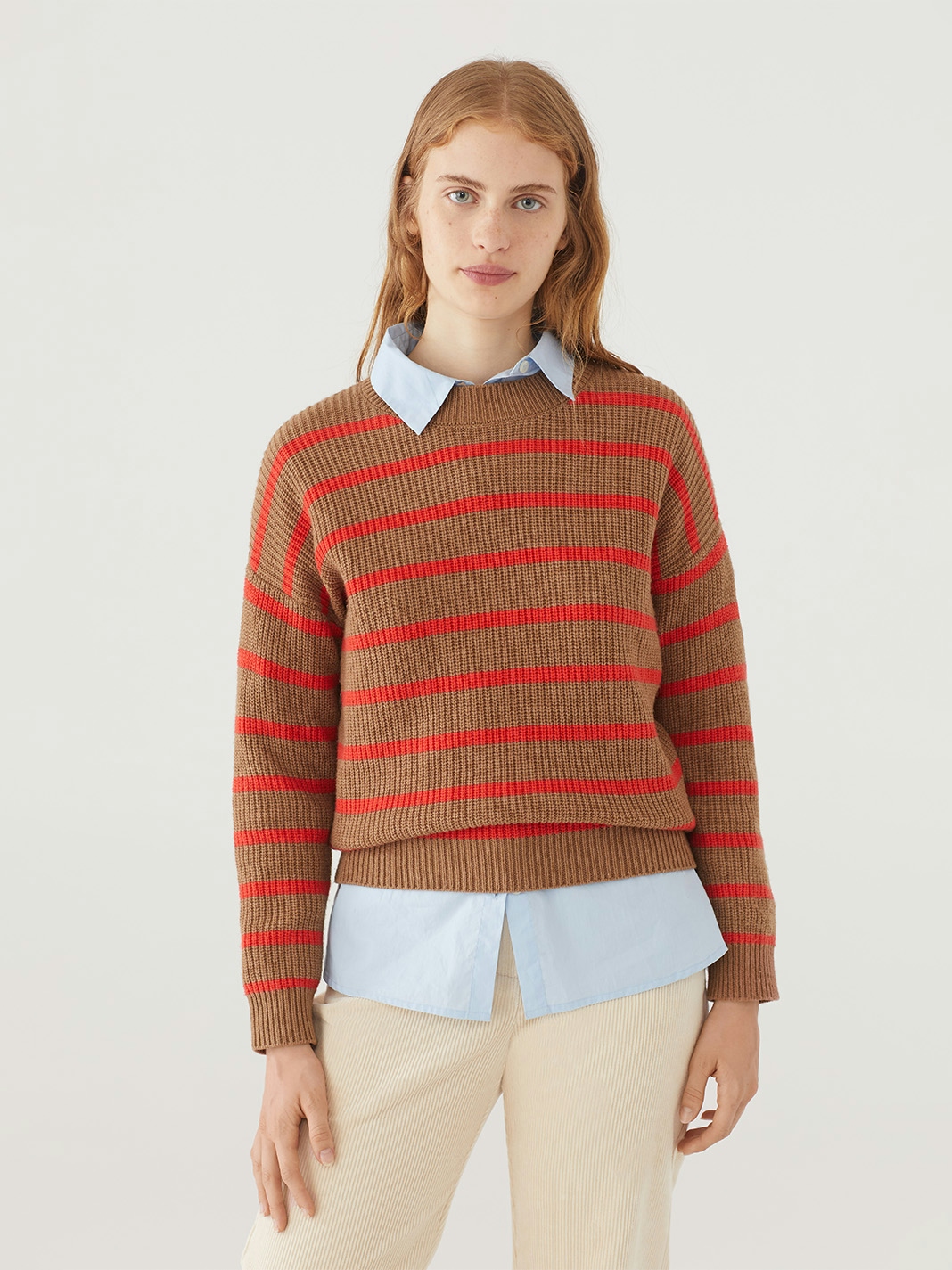 Pull-over oversize rayures