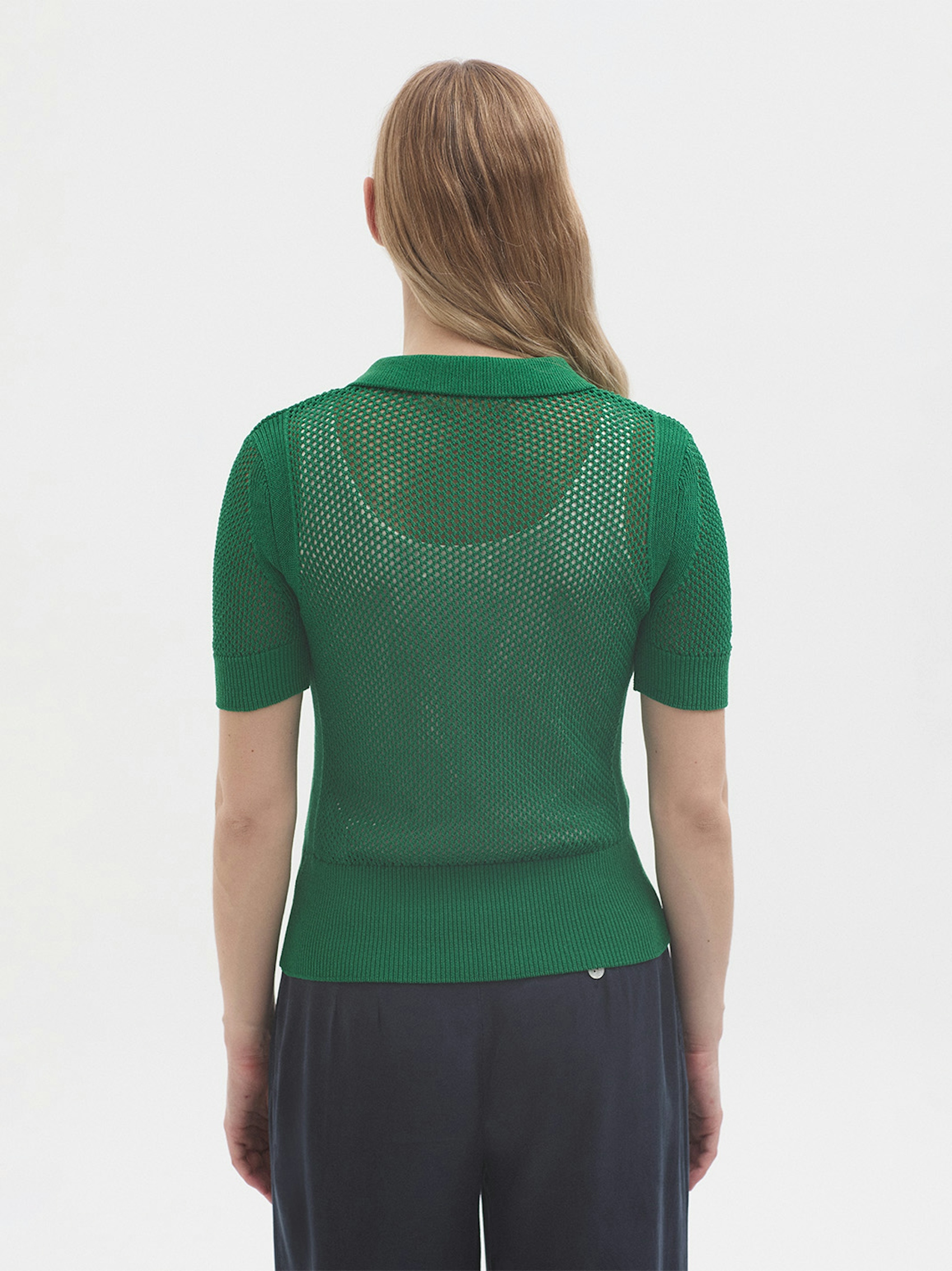 Buttoned polo shirt