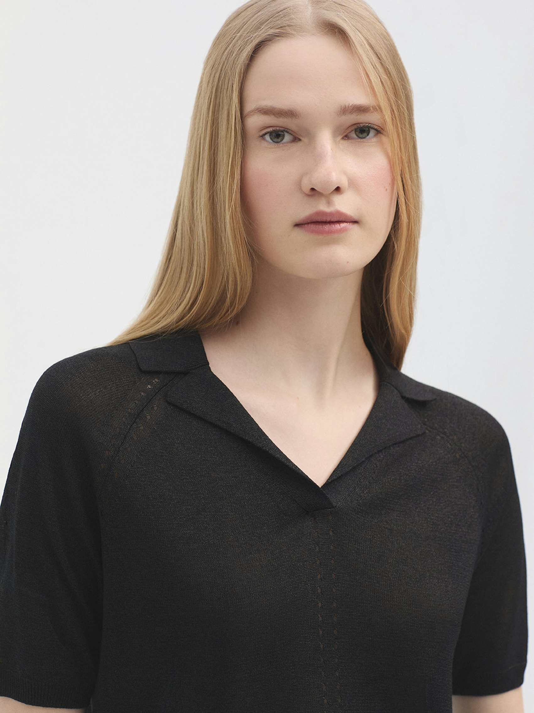 Short sleeve polo jumper