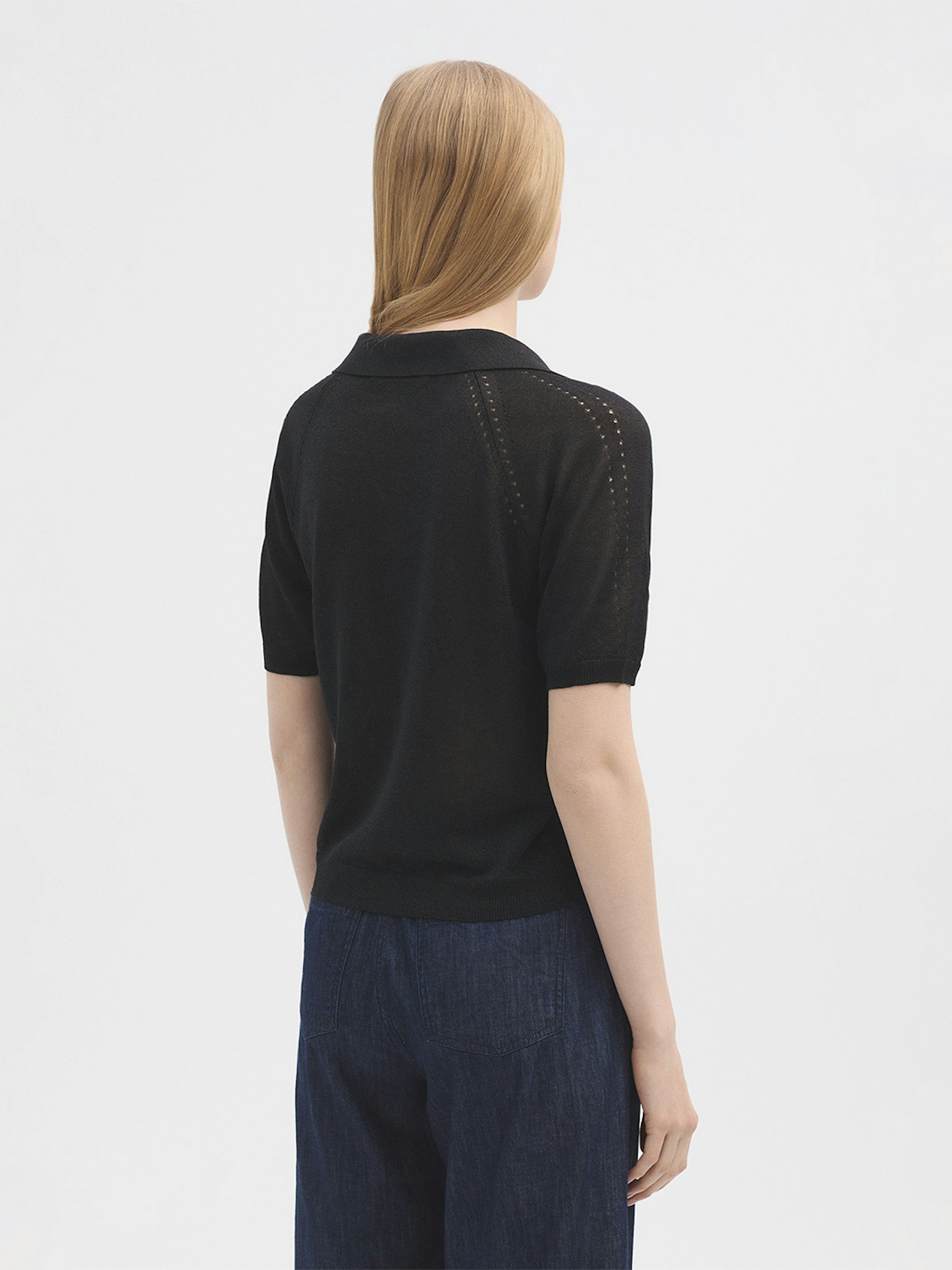Short sleeve polo jumper