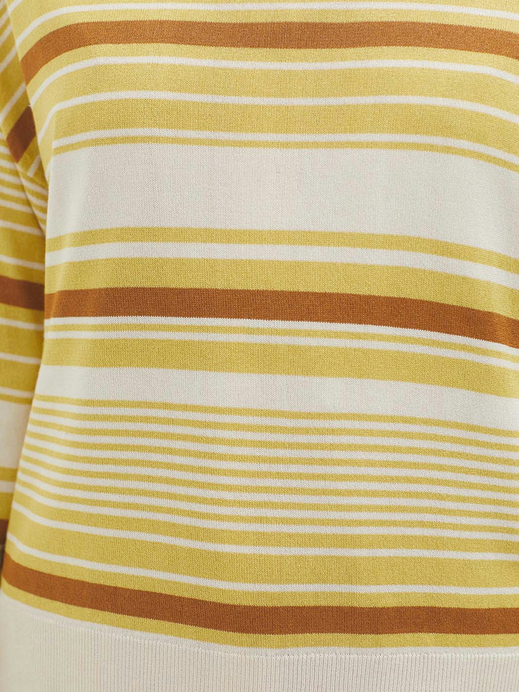 Pull rayé col bateau