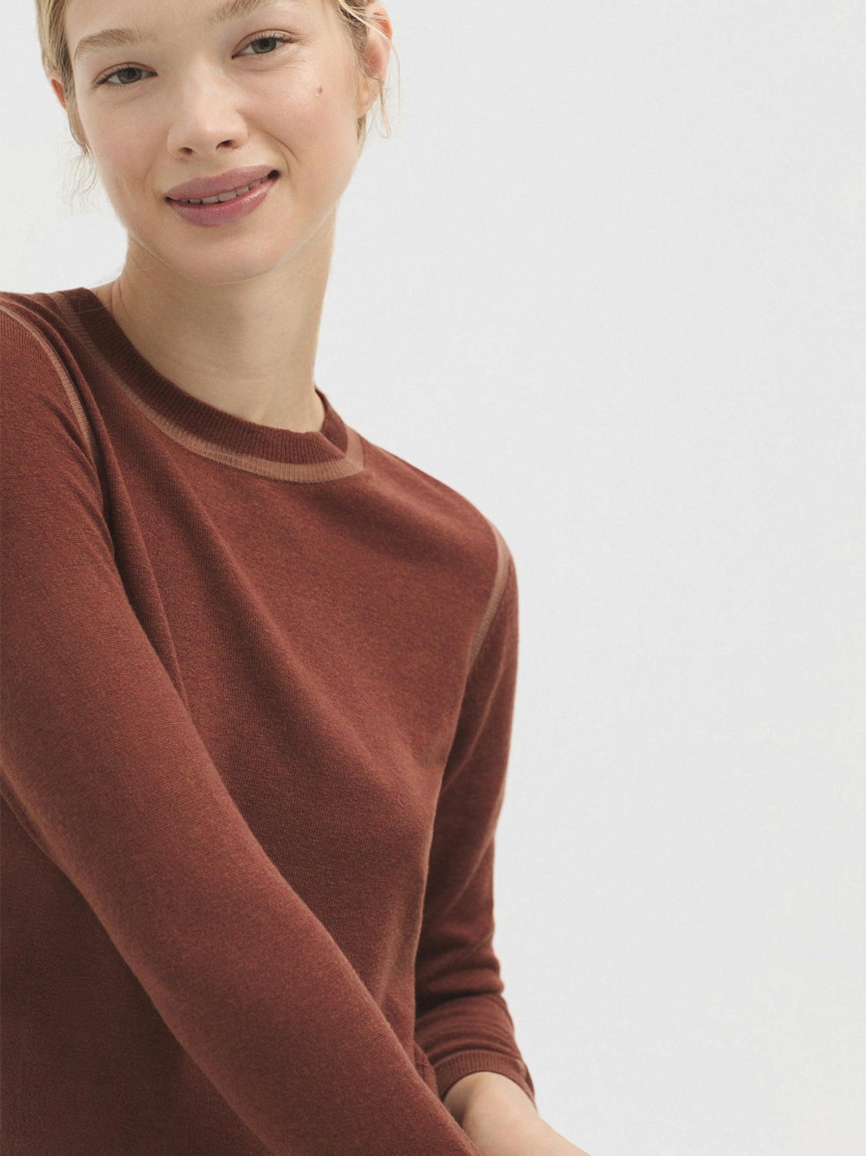 Jumper with sheer detailing