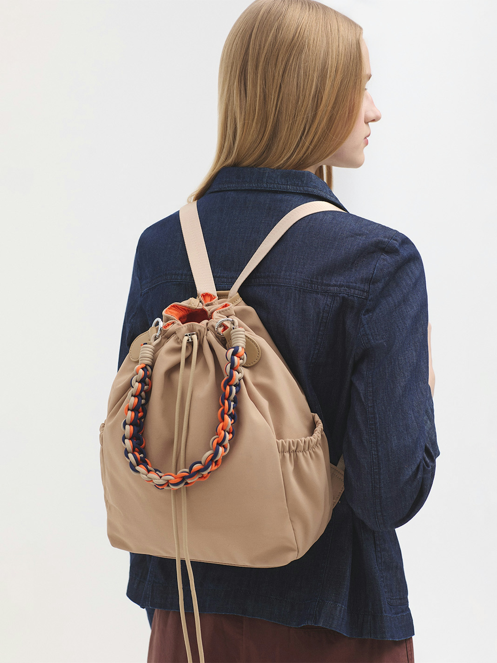 Mochila nylon trenza colores 6