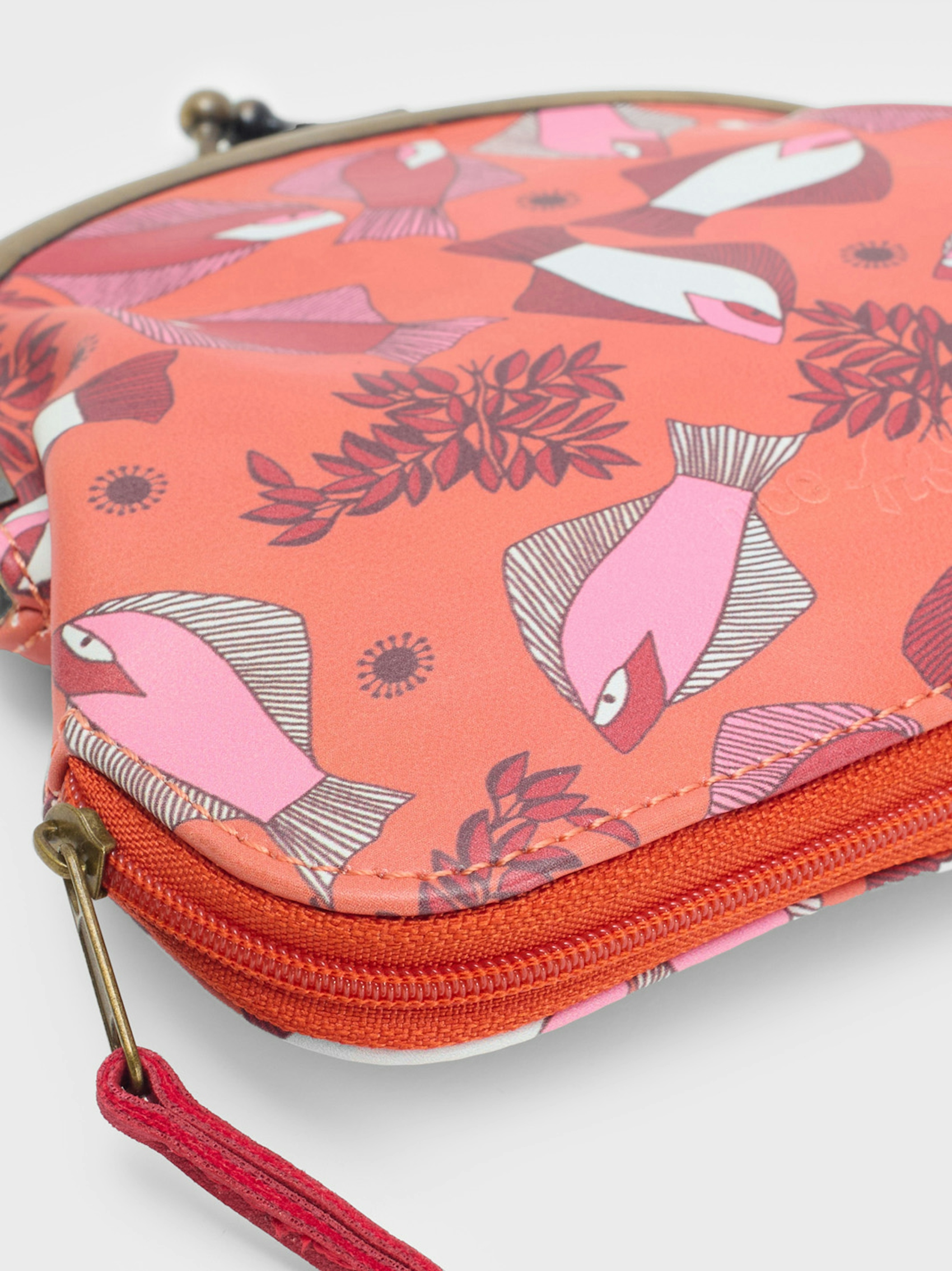 Printed cliptop coin purse